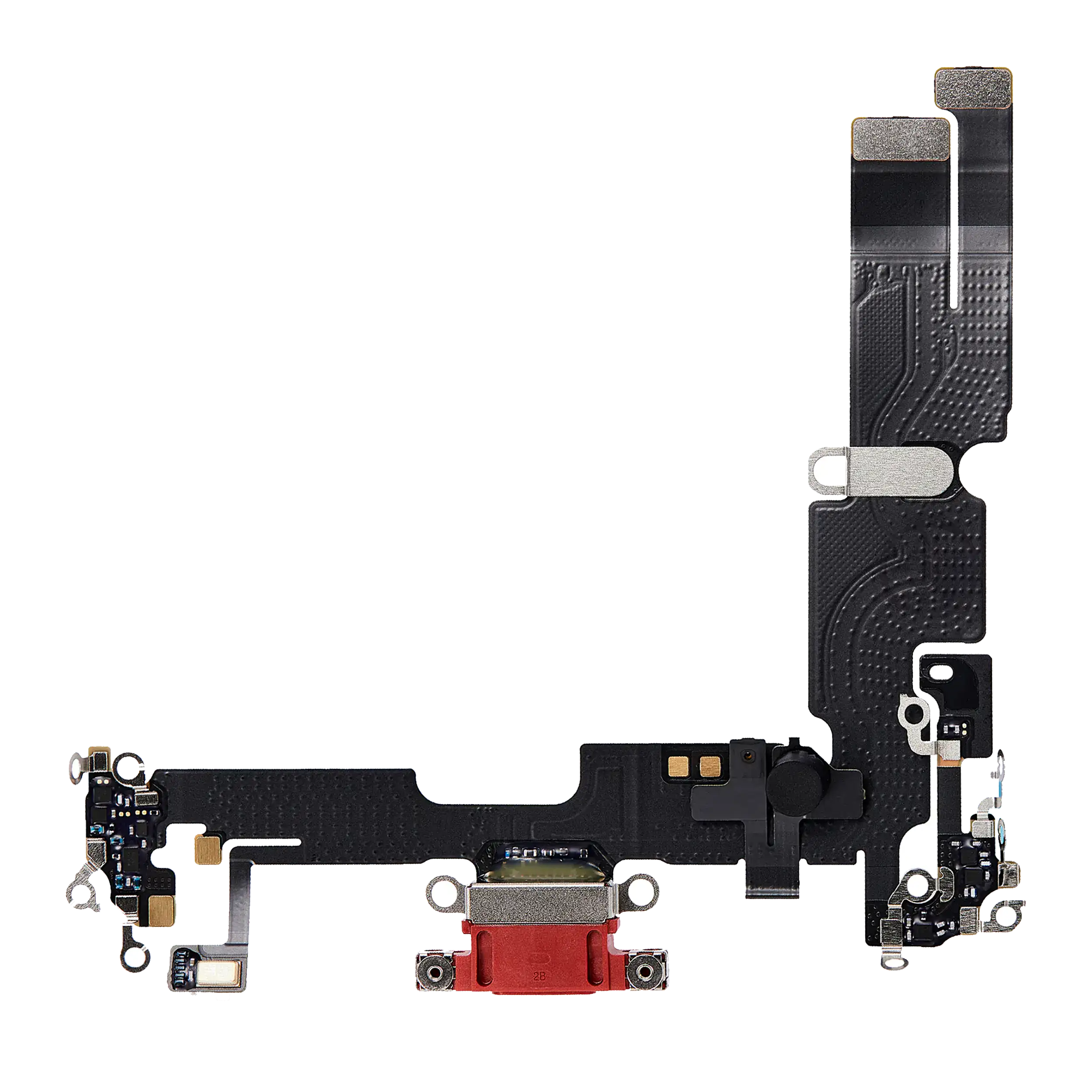 Charging Port Flex Cable Compatible For Iphone 14 Plus (Premium) (Red)