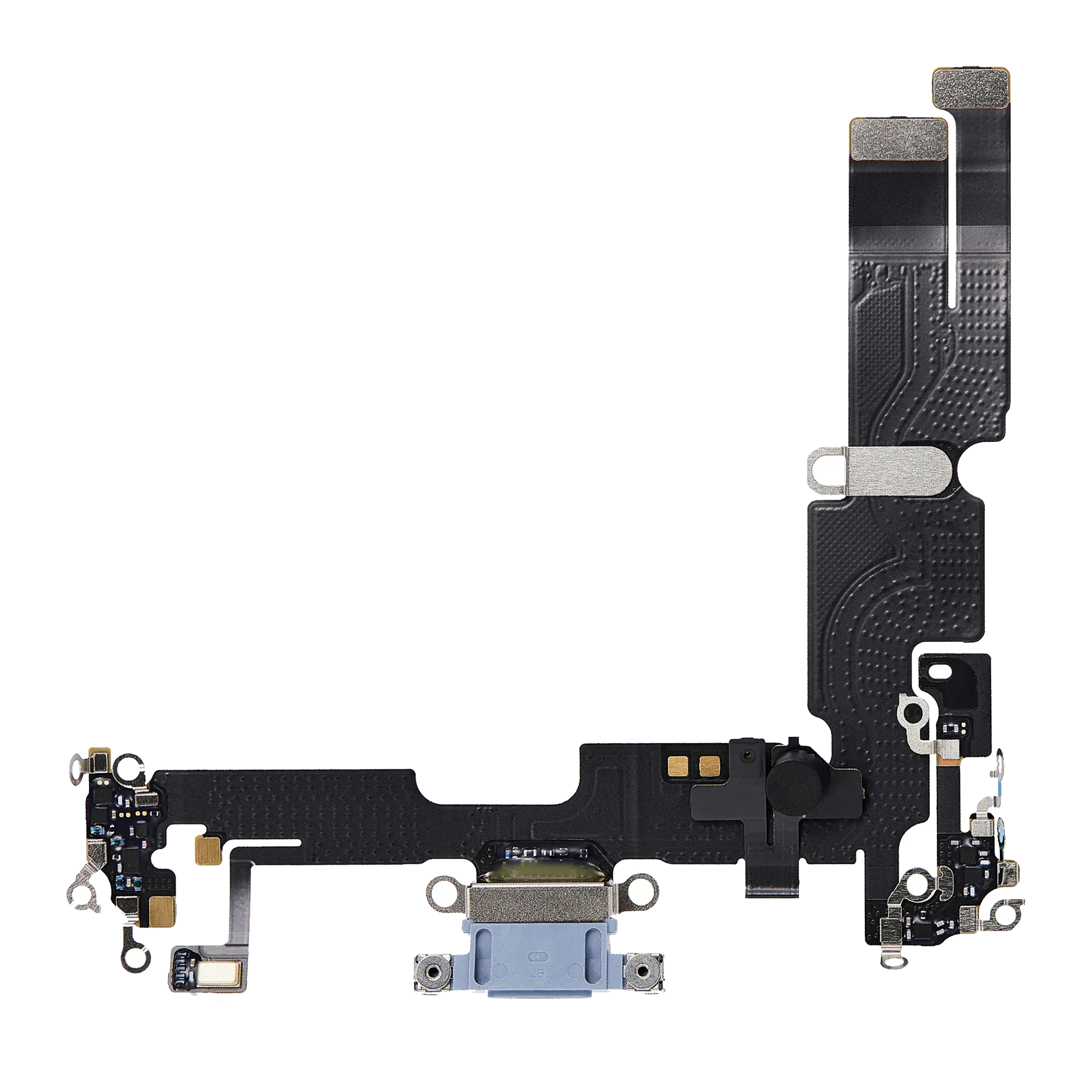 Charging Port Flex Cable Compatible For Iphone 14 Plus (Premium) (Blue)