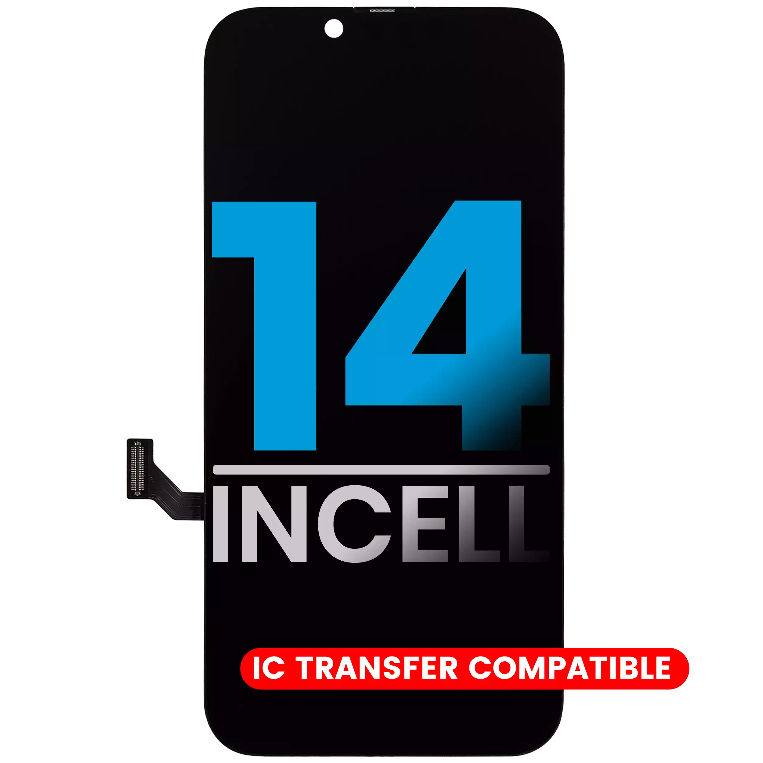 Lcd Assembly Compatible For Iphone 14 (Aftermarket: Aq7 / Incell)