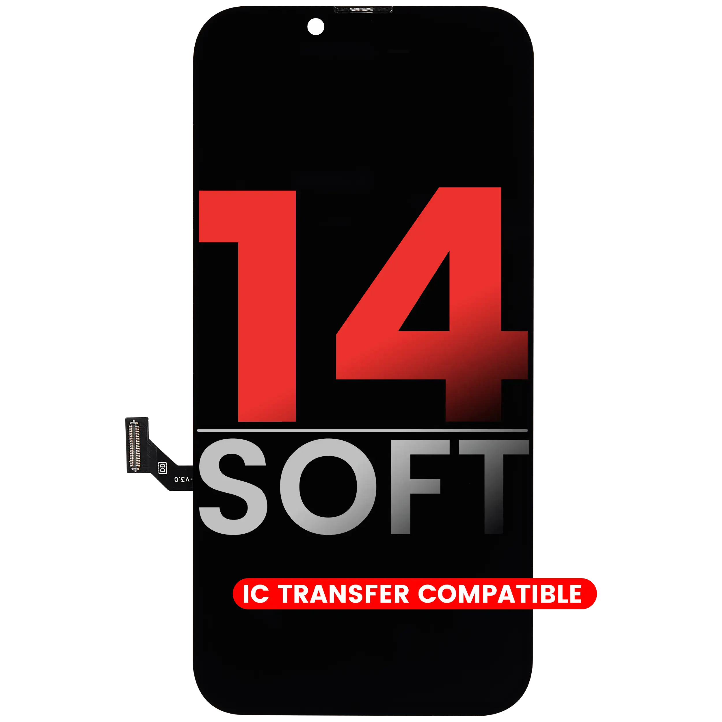 Oled Assembly Compatible For Iphone 14 (Aftermarket Plus: Soft)