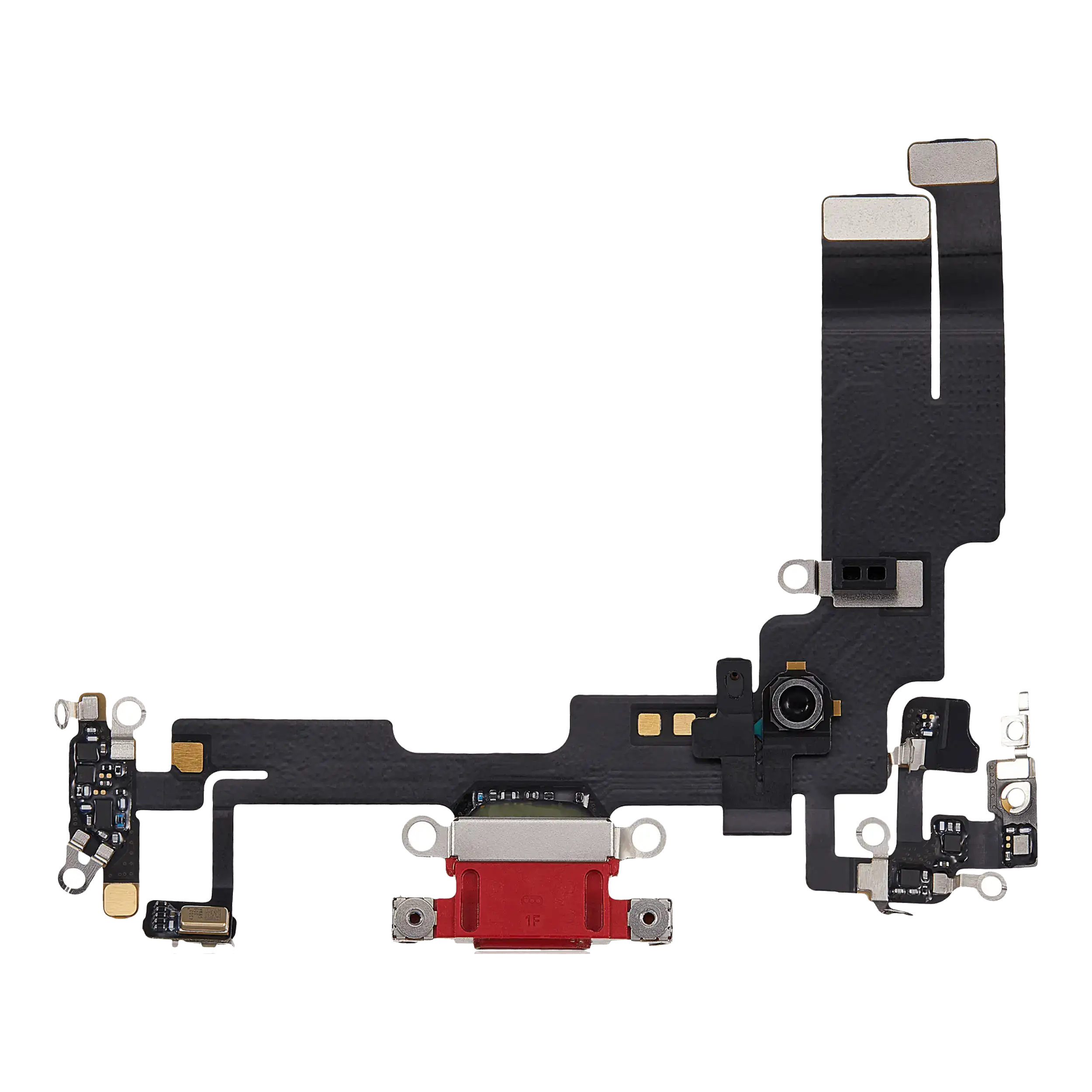 Charging Port Flex Cable Compatible For Iphone 14 (Used  Pull) (Red)