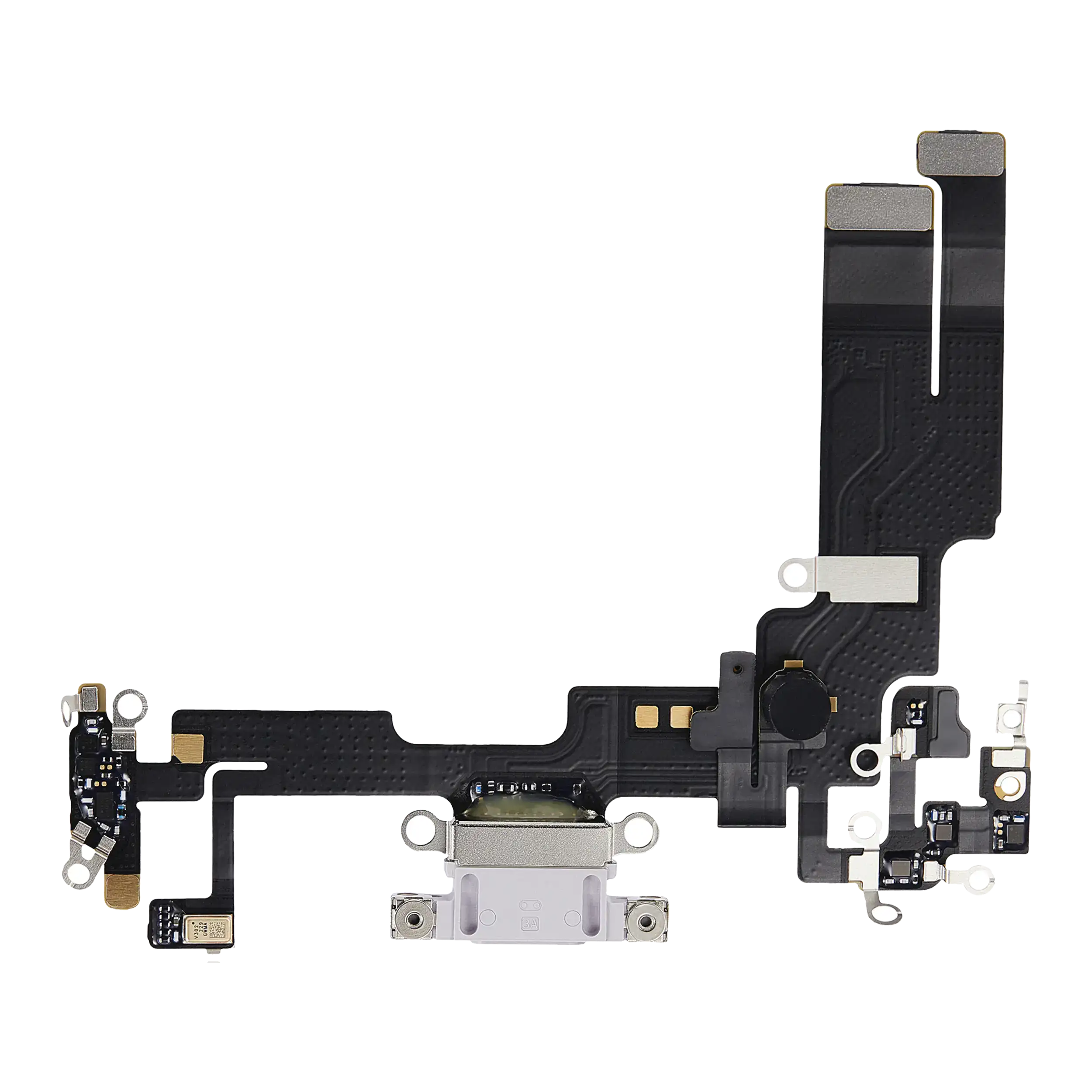 Charging Port Flex Cable Compatible For Iphone 14 (Used  Pull) (Purple)