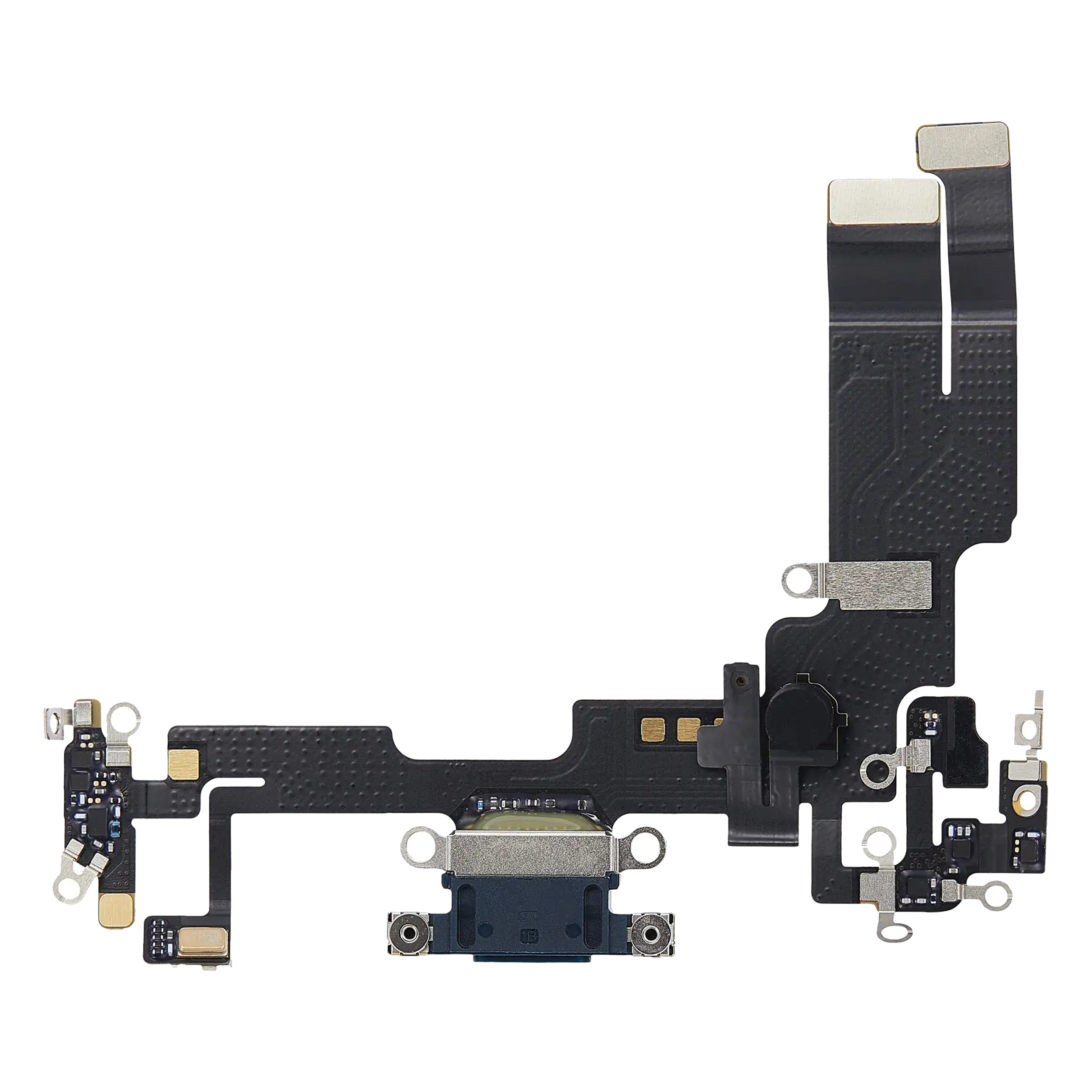 Charging Port Flex Cable Compatible For Iphone 14 (Used  Pull) (Midnight)