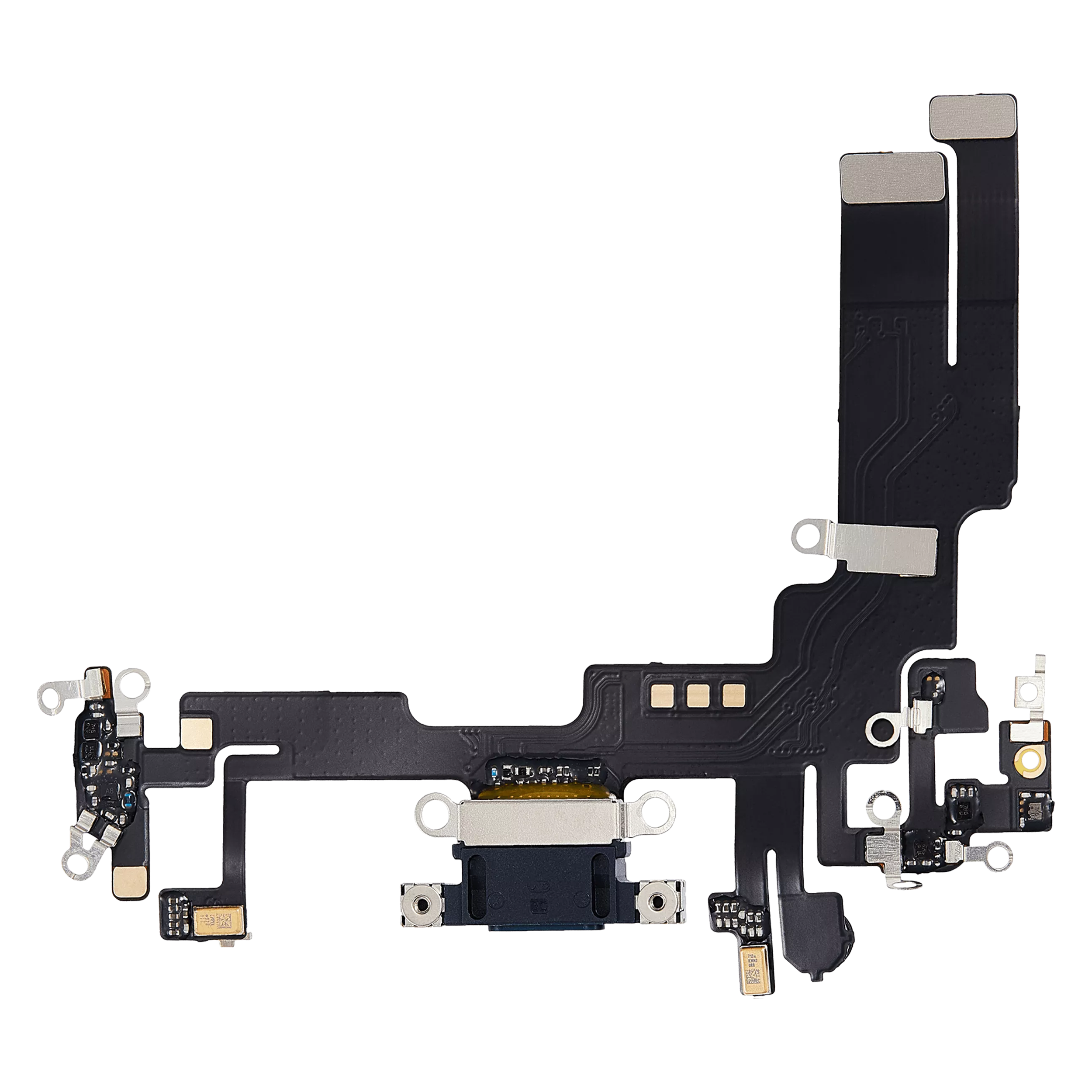 Charging Port Flex Cable Compatible For Iphone 14 (Aftermarket Plus) (Midnight)