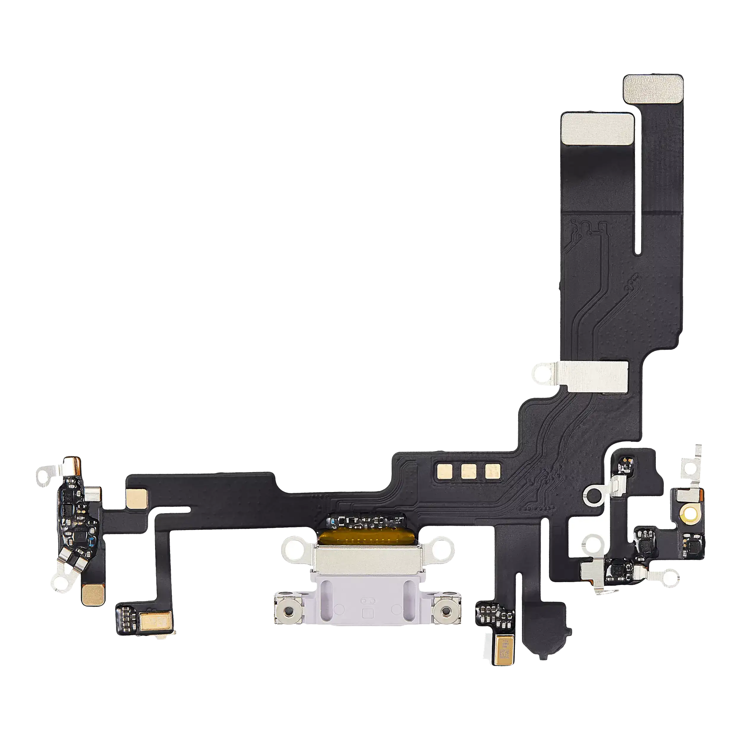 Charging Port Flex Cable Compatible For Iphone 14 (Aftermarket Plus) (Purple)