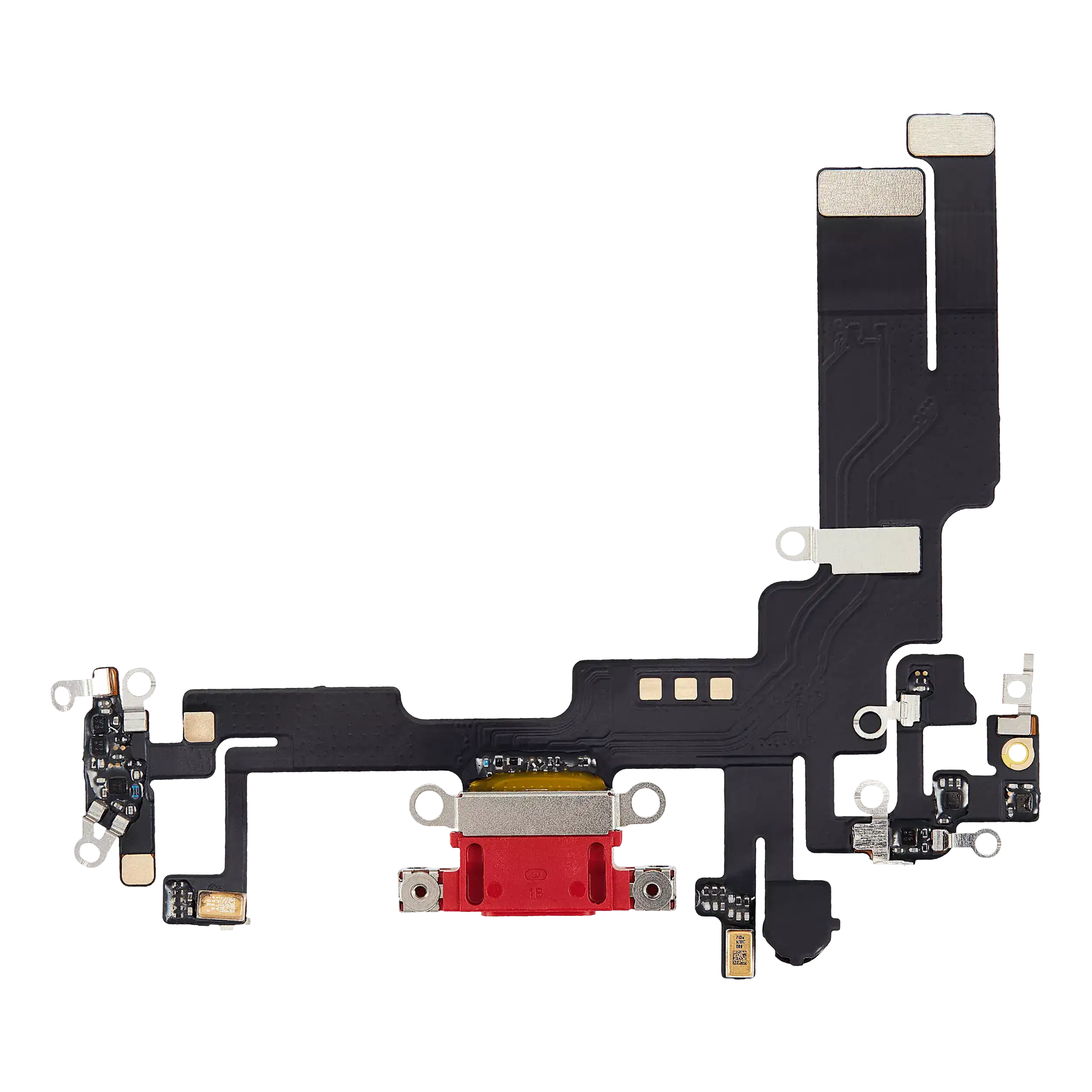 Charging Port Flex Cable Compatible For Iphone 14 (Aftermarket Plus) (Red)