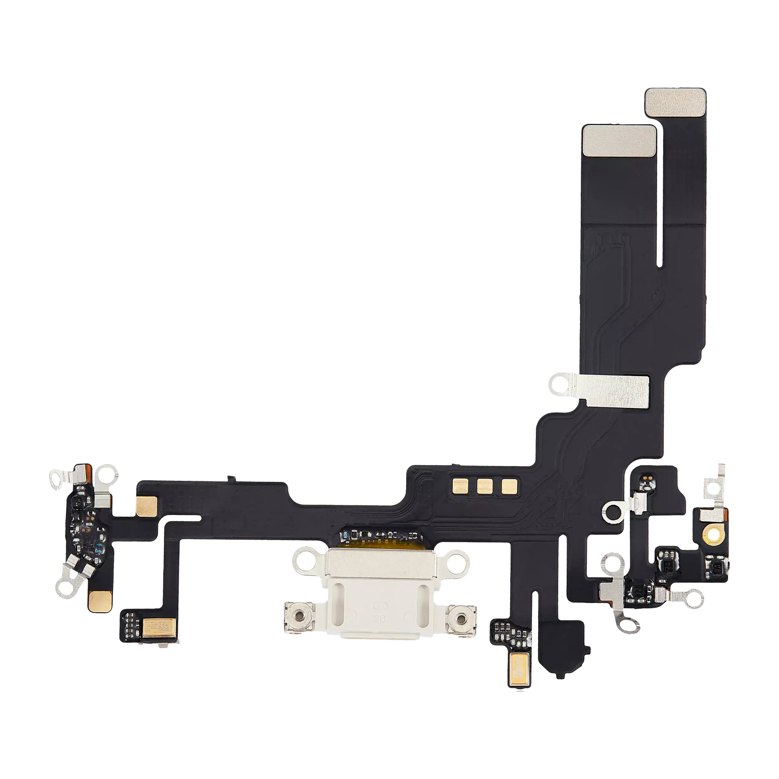 Charging Port Flex Cable Compatible For Iphone 14 (Aftermarket Plus) (Starlight)