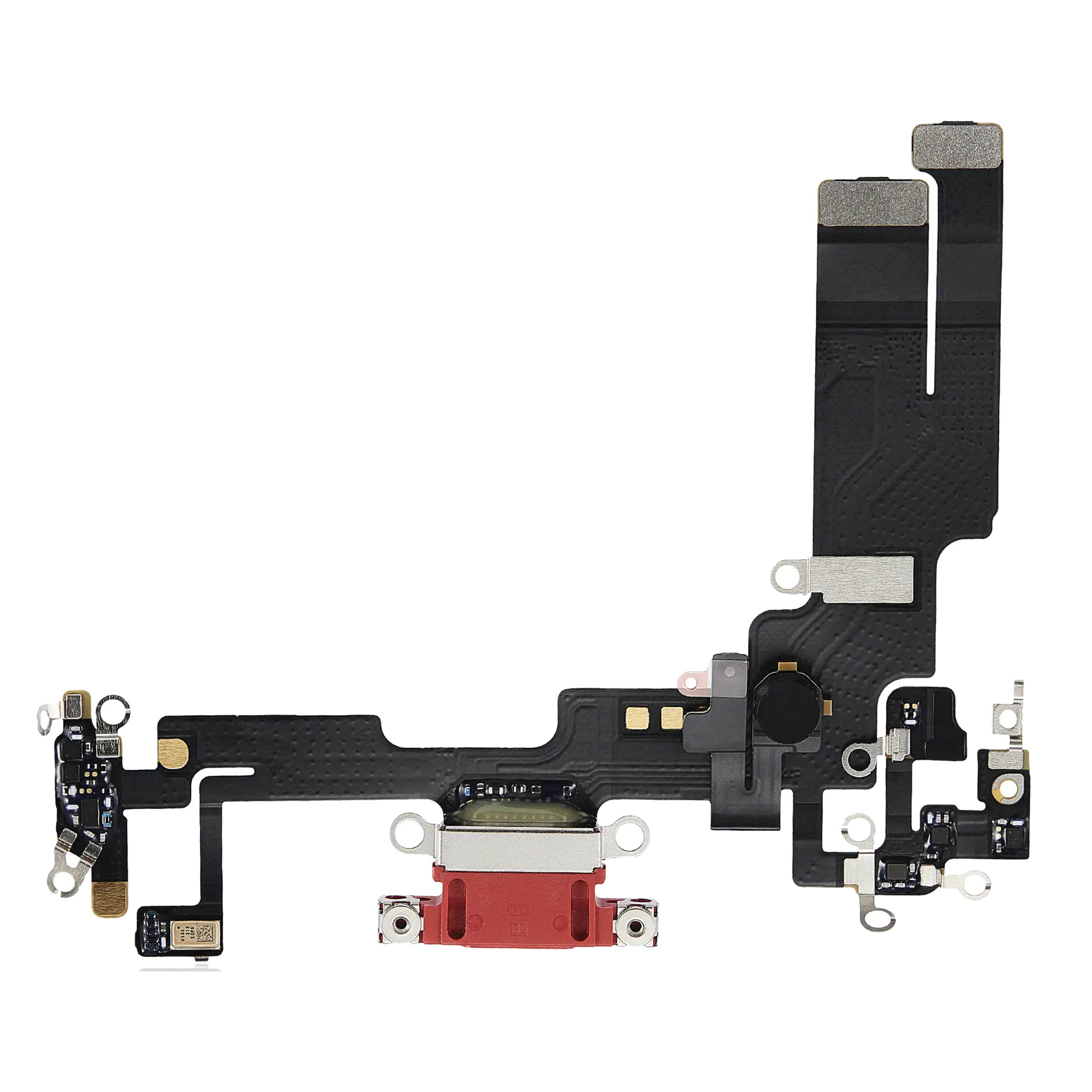 Charging Port Flex Cable Compatible For Iphone 14 (Premium) (Red)