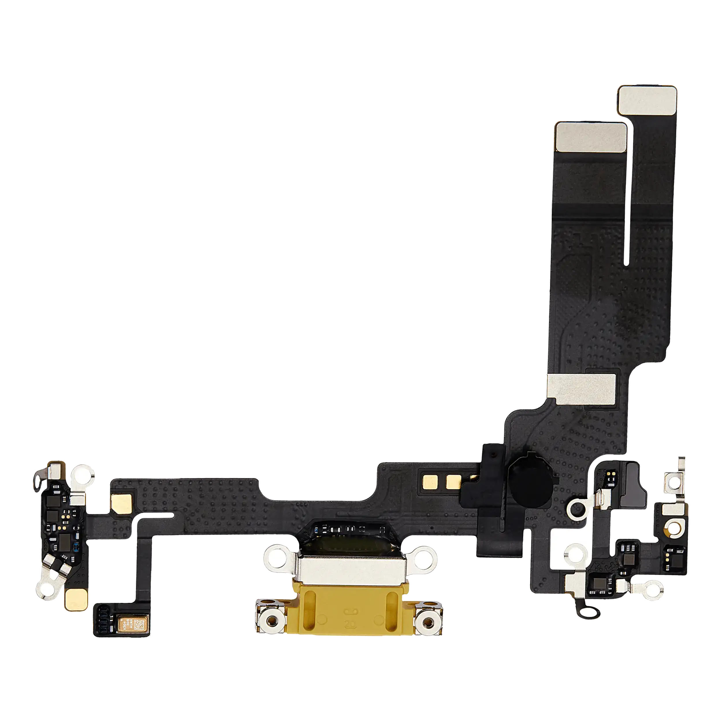 Charging Port Flex Cable Compatible For Iphone 14 (Premium) (Yellow)