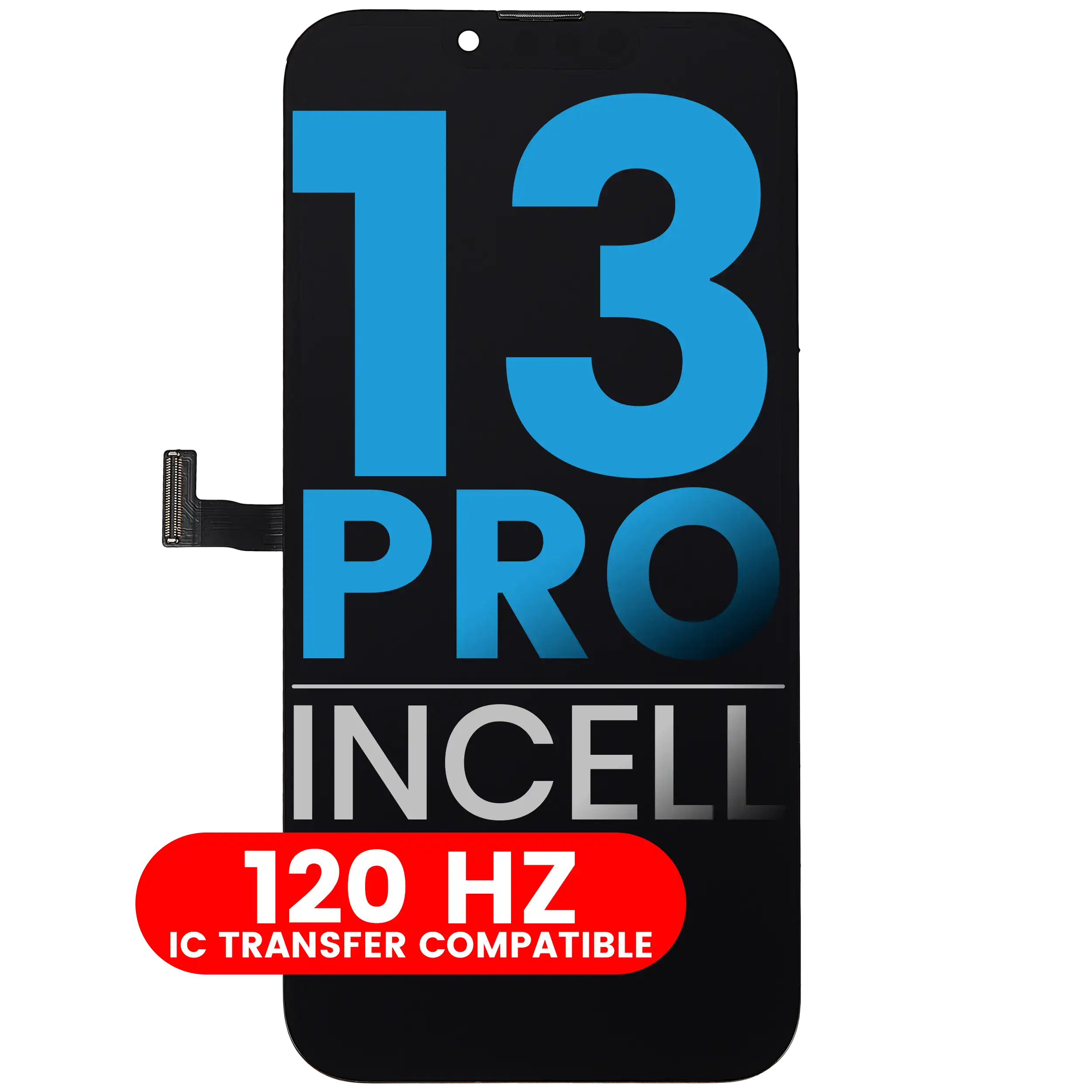 Lcd Assembly Compatible For Iphone 13 Pro (Aftermarket: Aq7 / Incell) (120Hz)