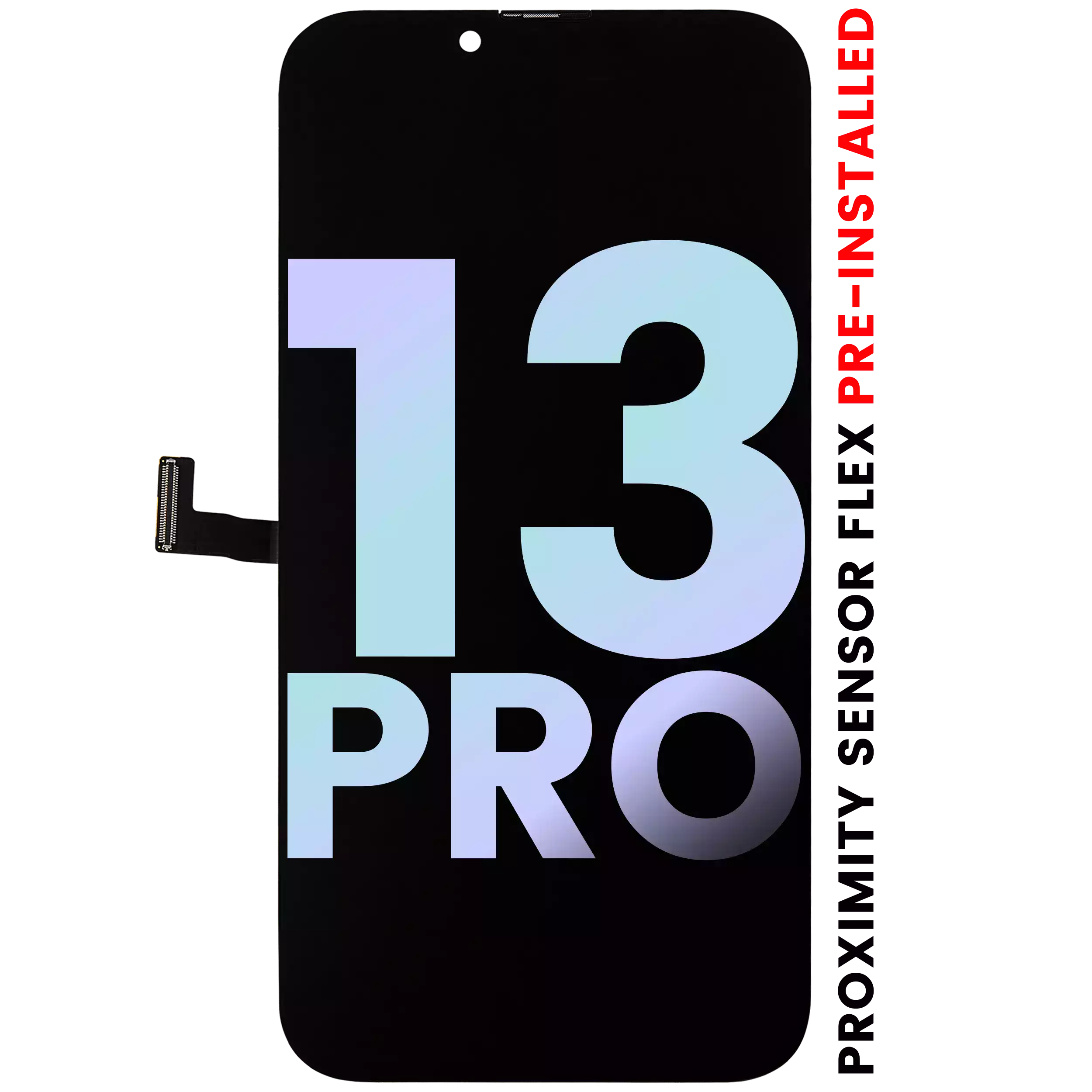 Oled Assembly With Proximity Sensor Flex Pre-Installed Compatible For Iphone 13 Pro (Service Pack)