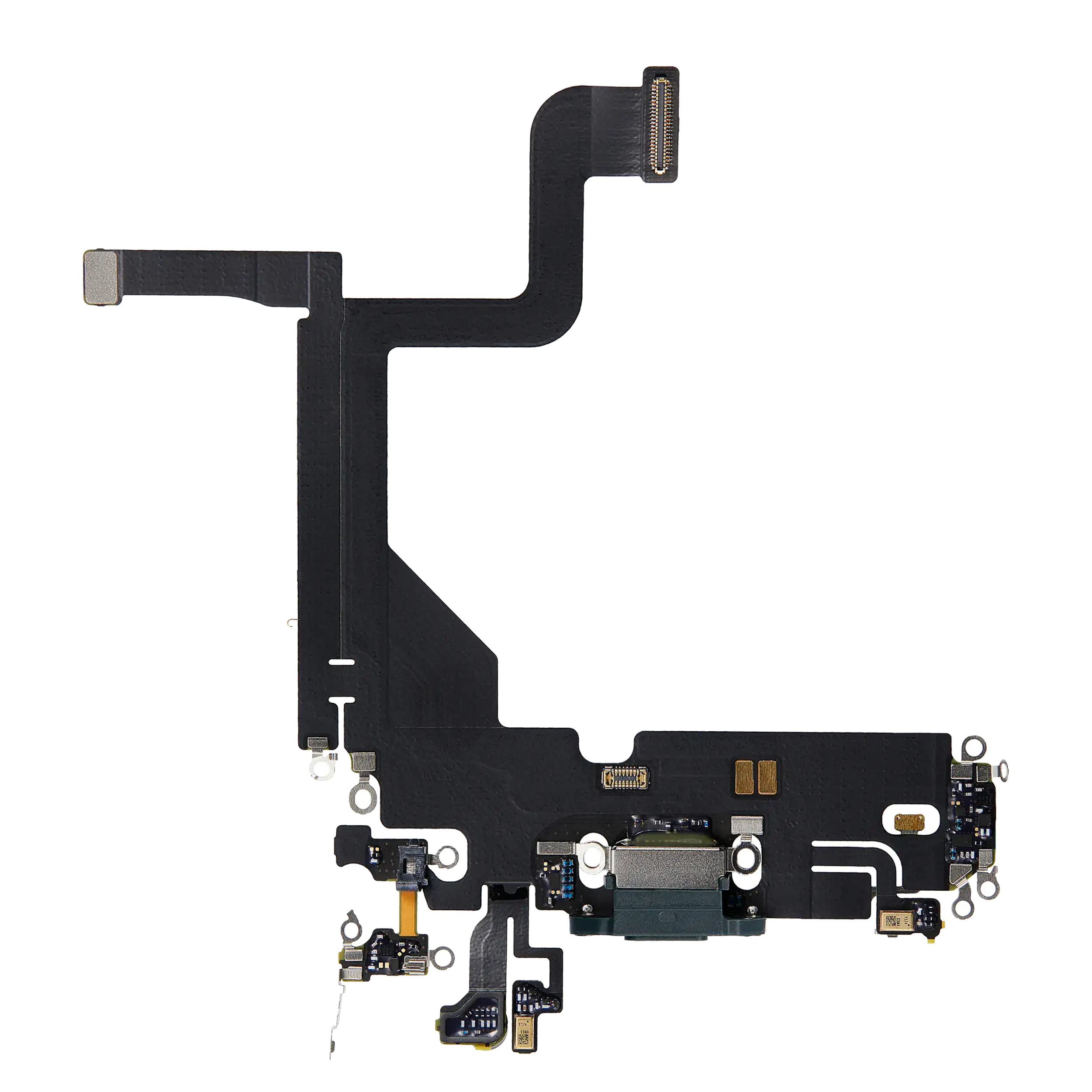 Charging Port Flex Cable Compatible For Iphone 13 Pro (Used  Pull) (Alpine Green)
