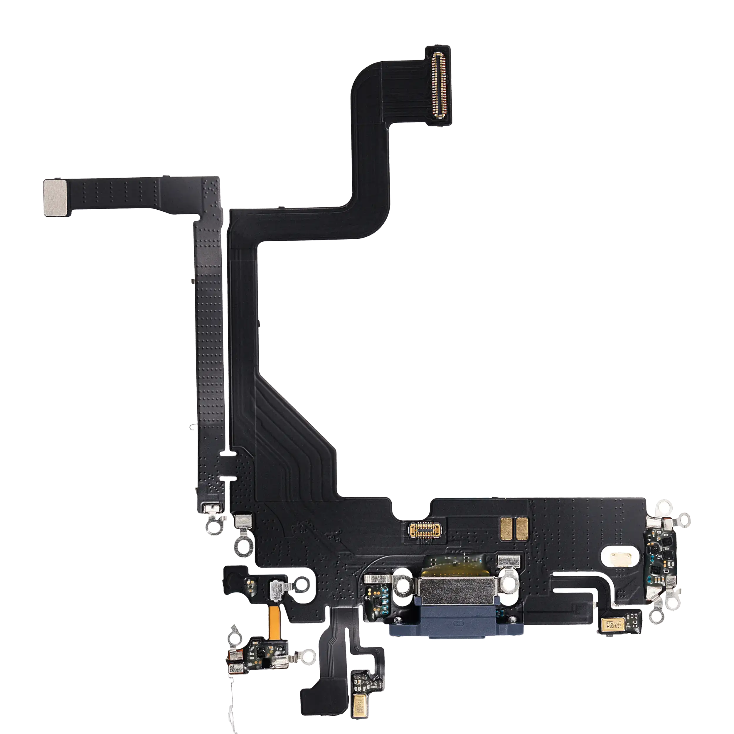 Charging Port Flex Cable Compatible For Iphone 13 Pro (Aftermarket Plus) (Sierra Blue)