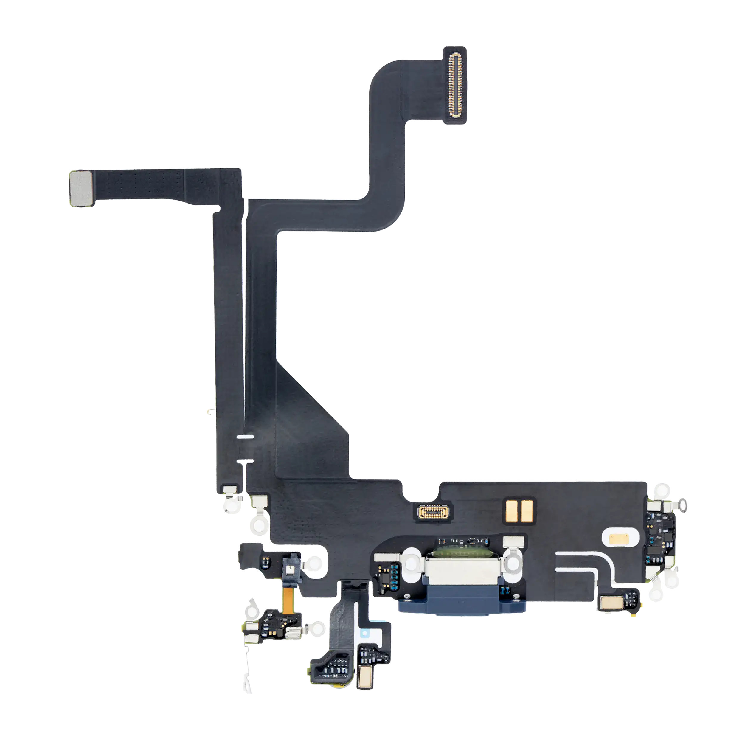 Charging Port Flex Cable Compatible For Iphone 13 Pro (Premium) (Sierra Blue)
