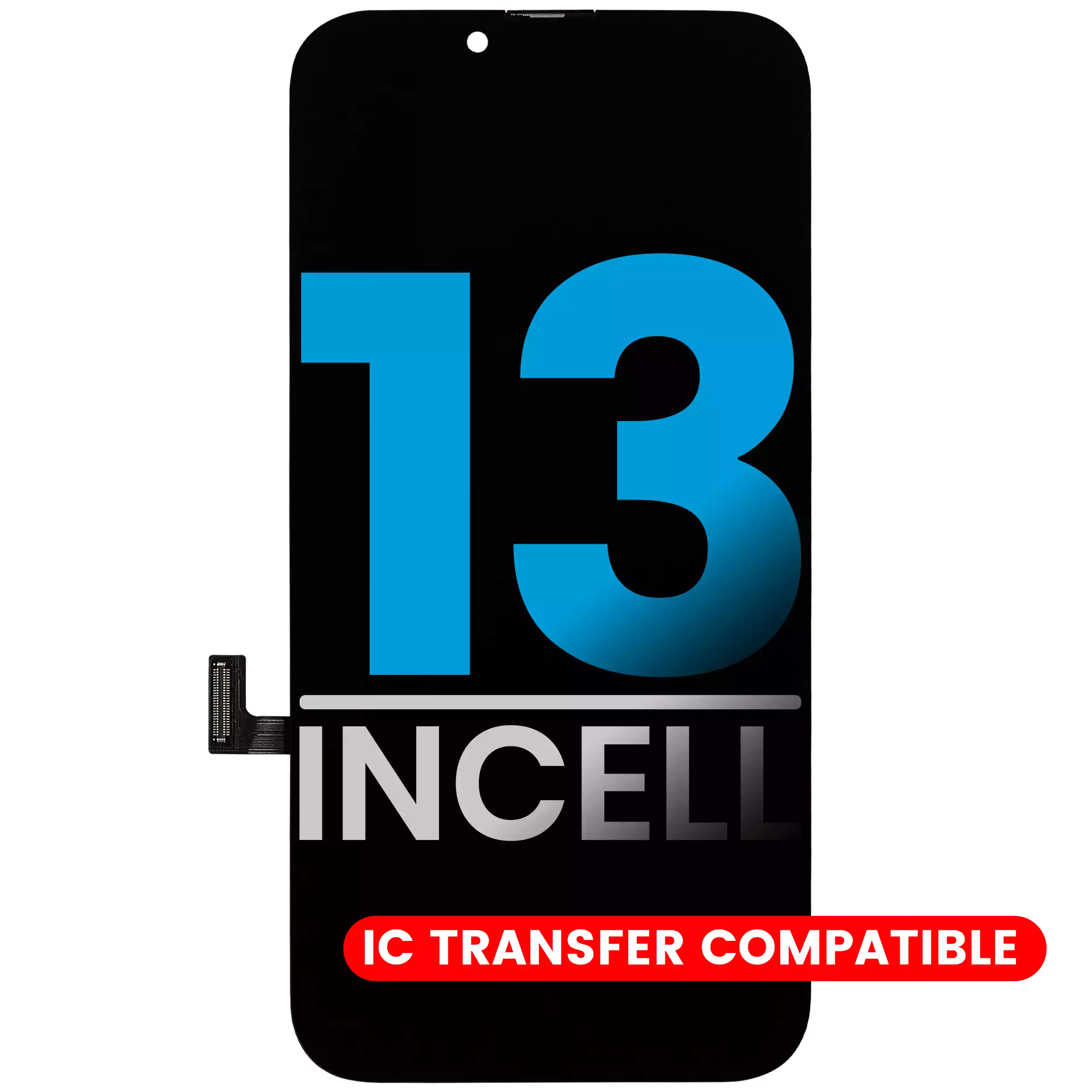 Lcd Assembly Compatible For Iphone 13 (Aftermarket: Aq7 / Incell)
