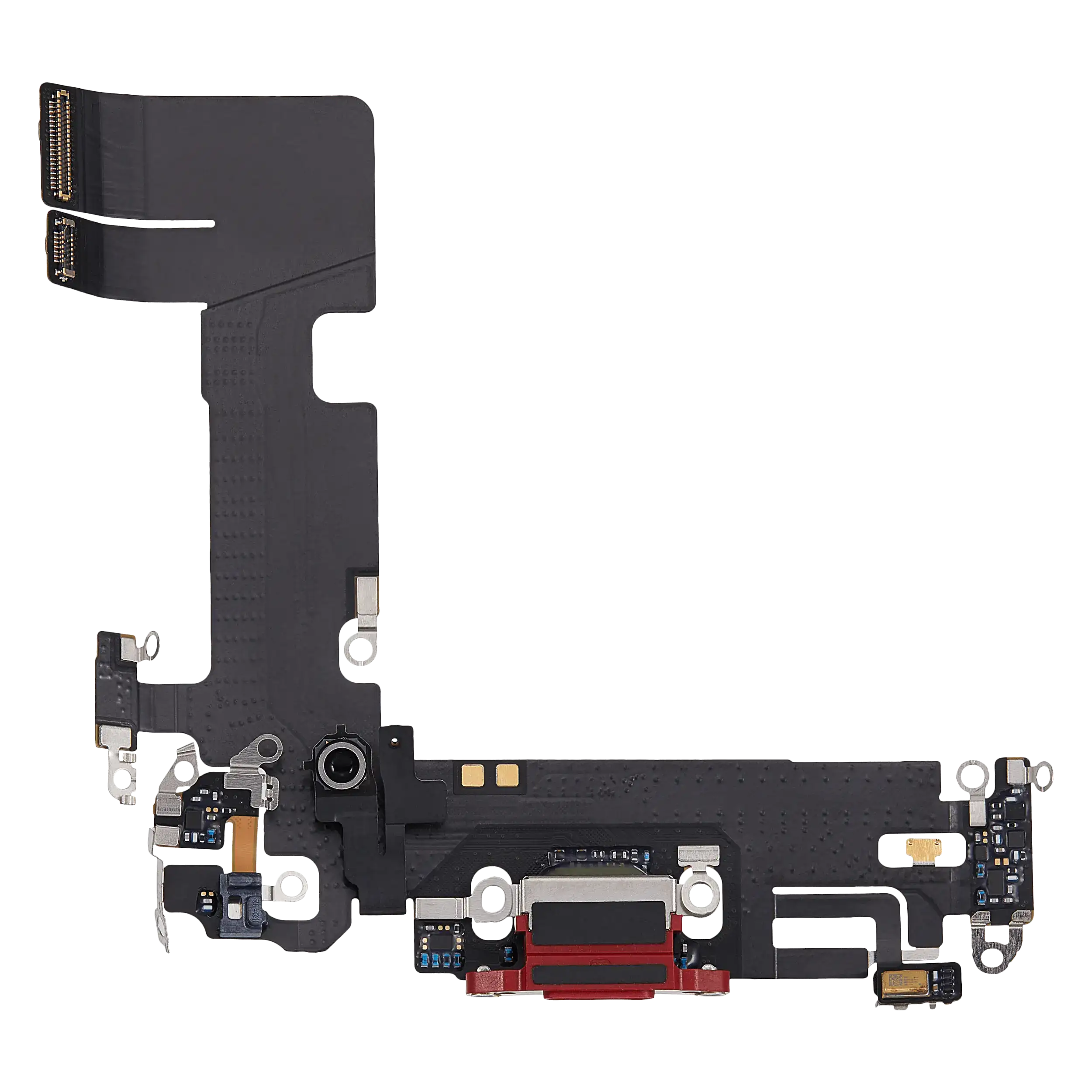 Charging Port Flex Cable Compatible For Iphone 13 (Used  Pull) (Red)