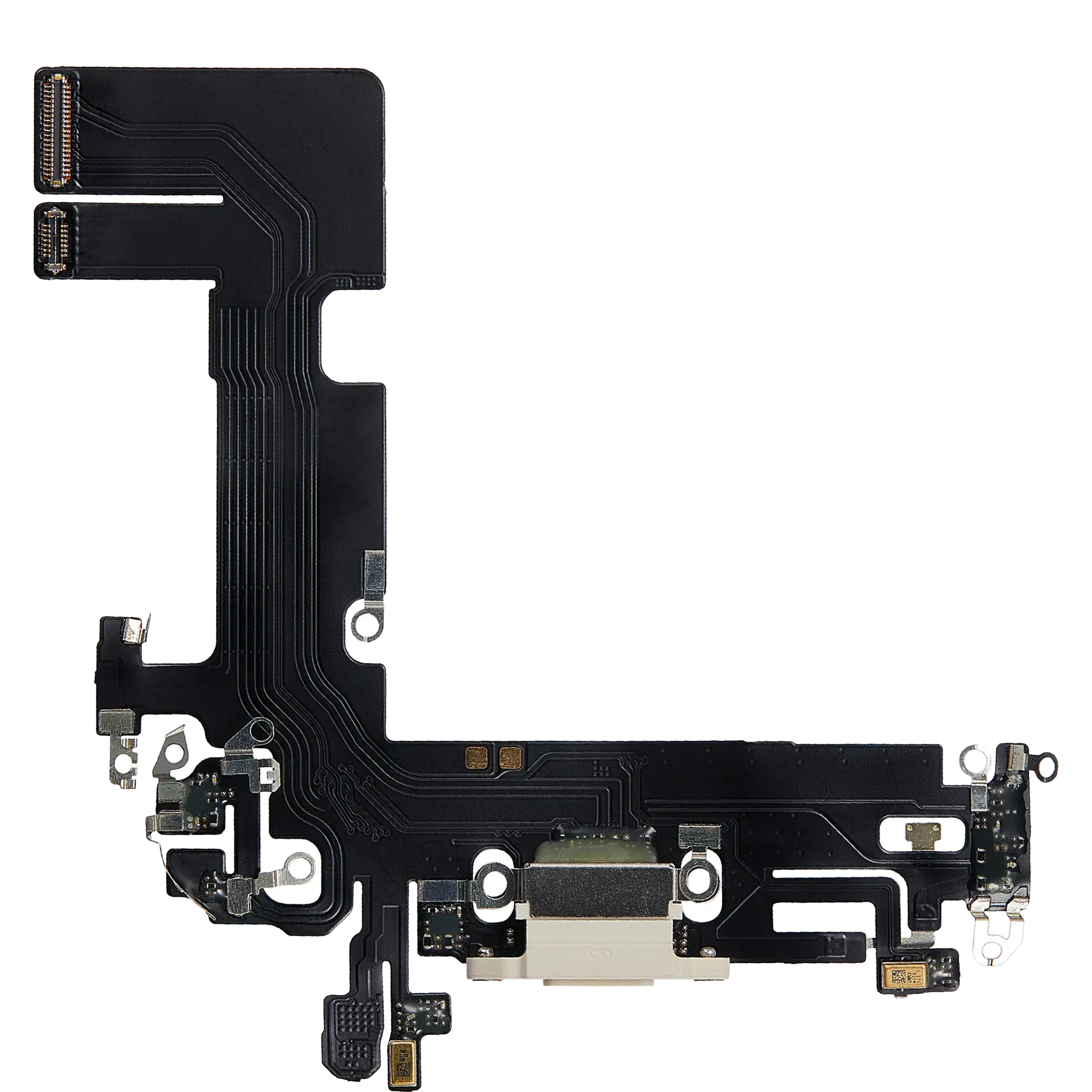 Charging Port Flex Cable Compatible For Iphone 13 (Aftermarket Plus) (Starlight)