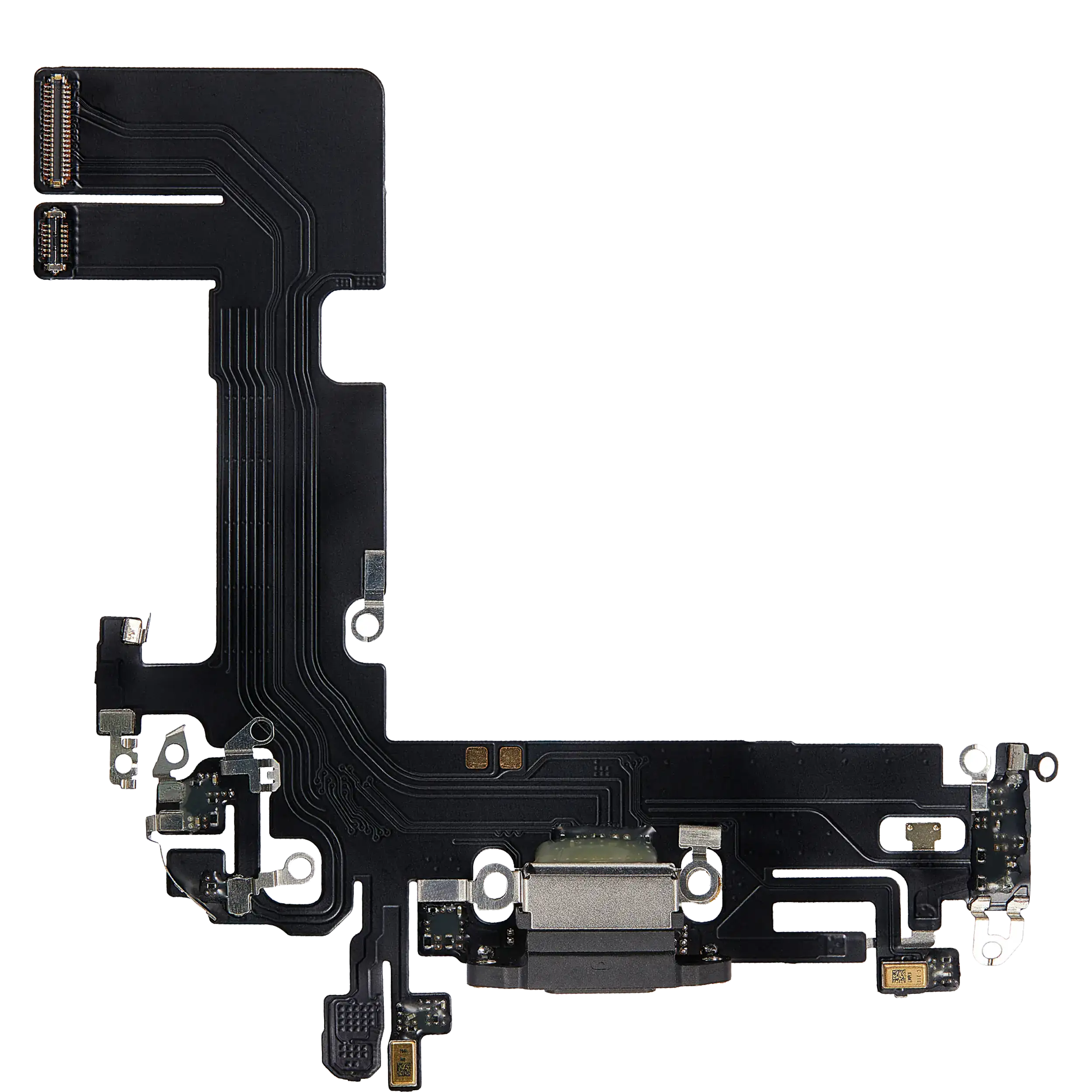 Charging Port Flex Cable Compatible For Iphone 13 (Aftermarket Plus) (Midnight)