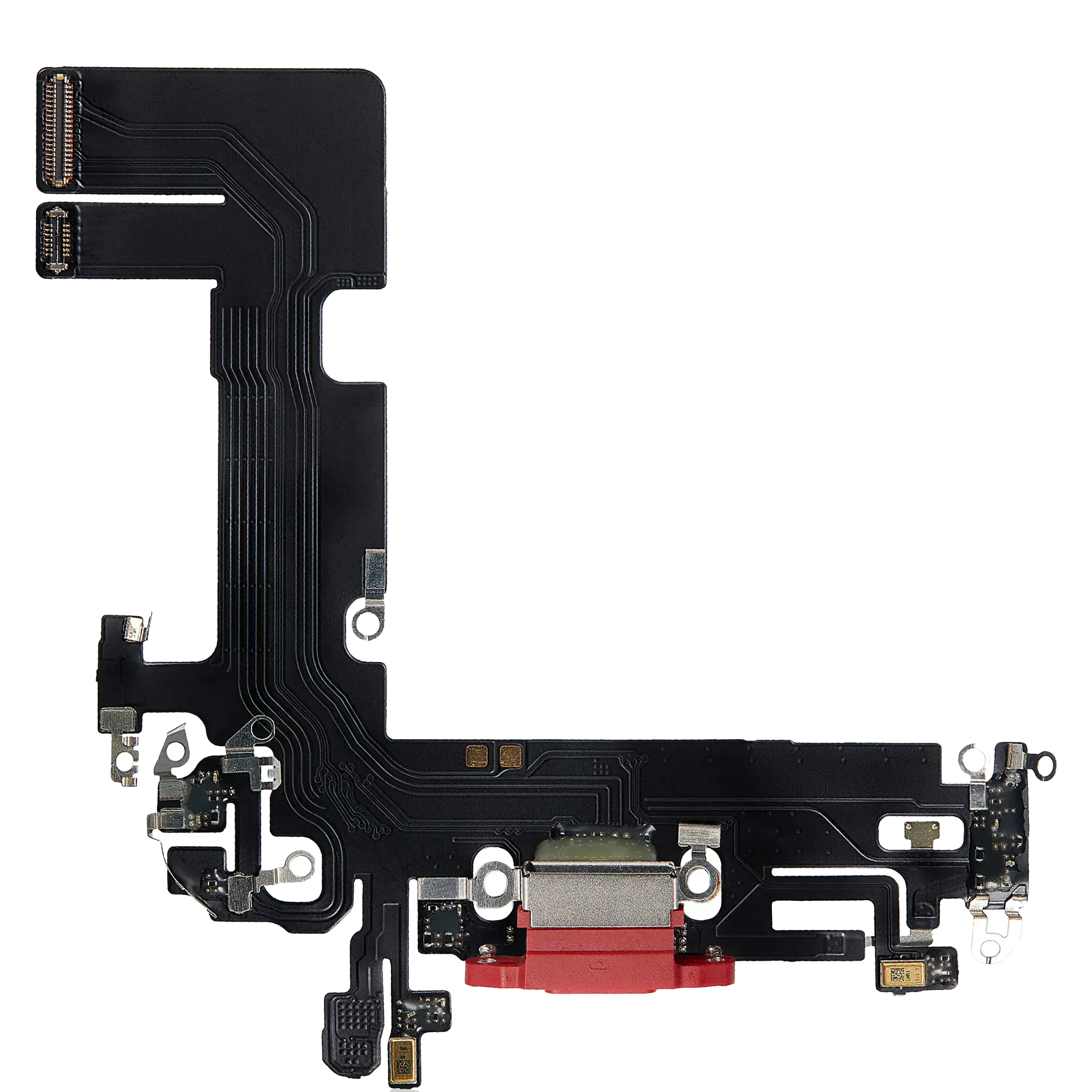 Charging Port Flex Cable Compatible For Iphone 13 (Aftermarket Plus) (Red)