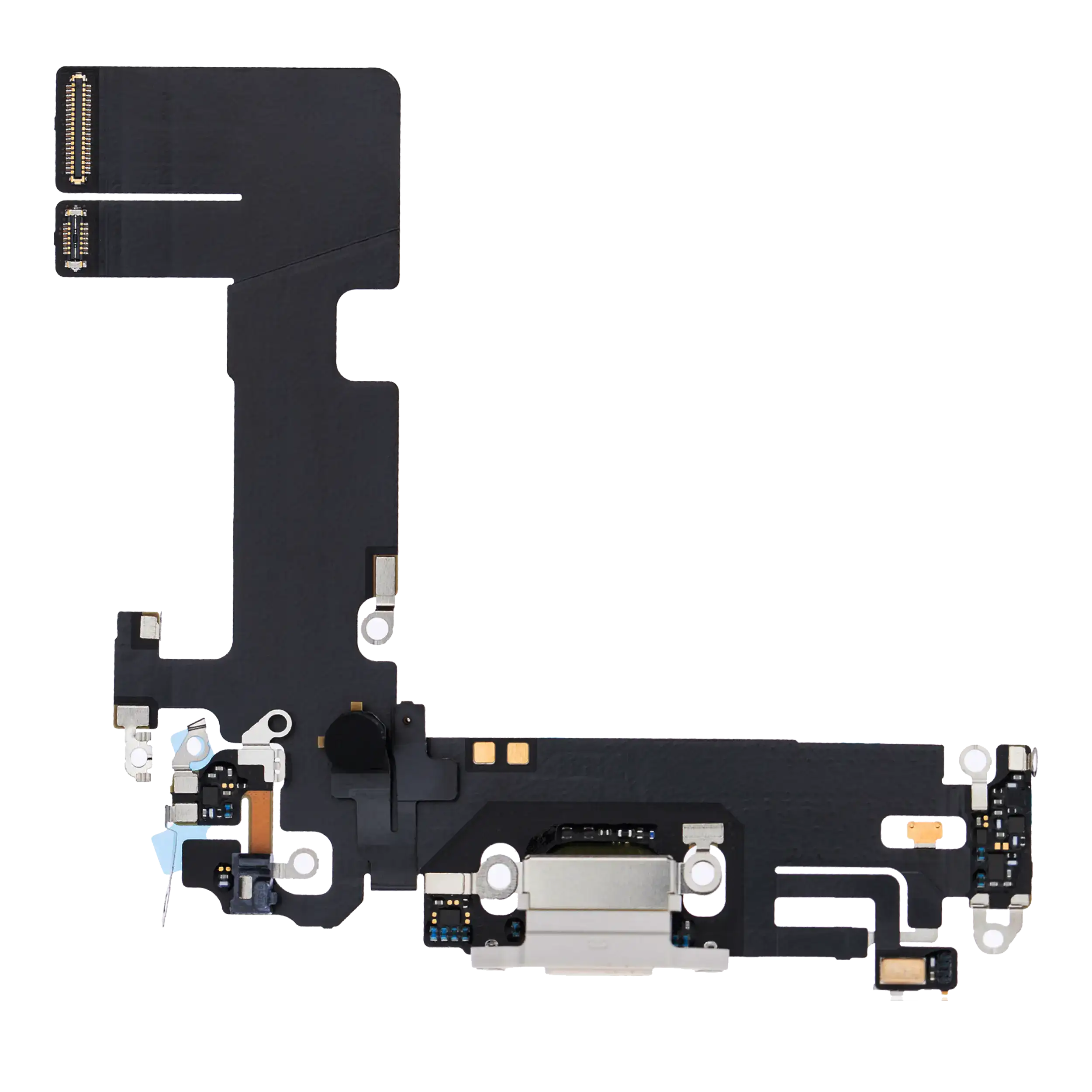 Charging Port Flex Cable Compatible For Iphone 13 (Premium) (Starlight)