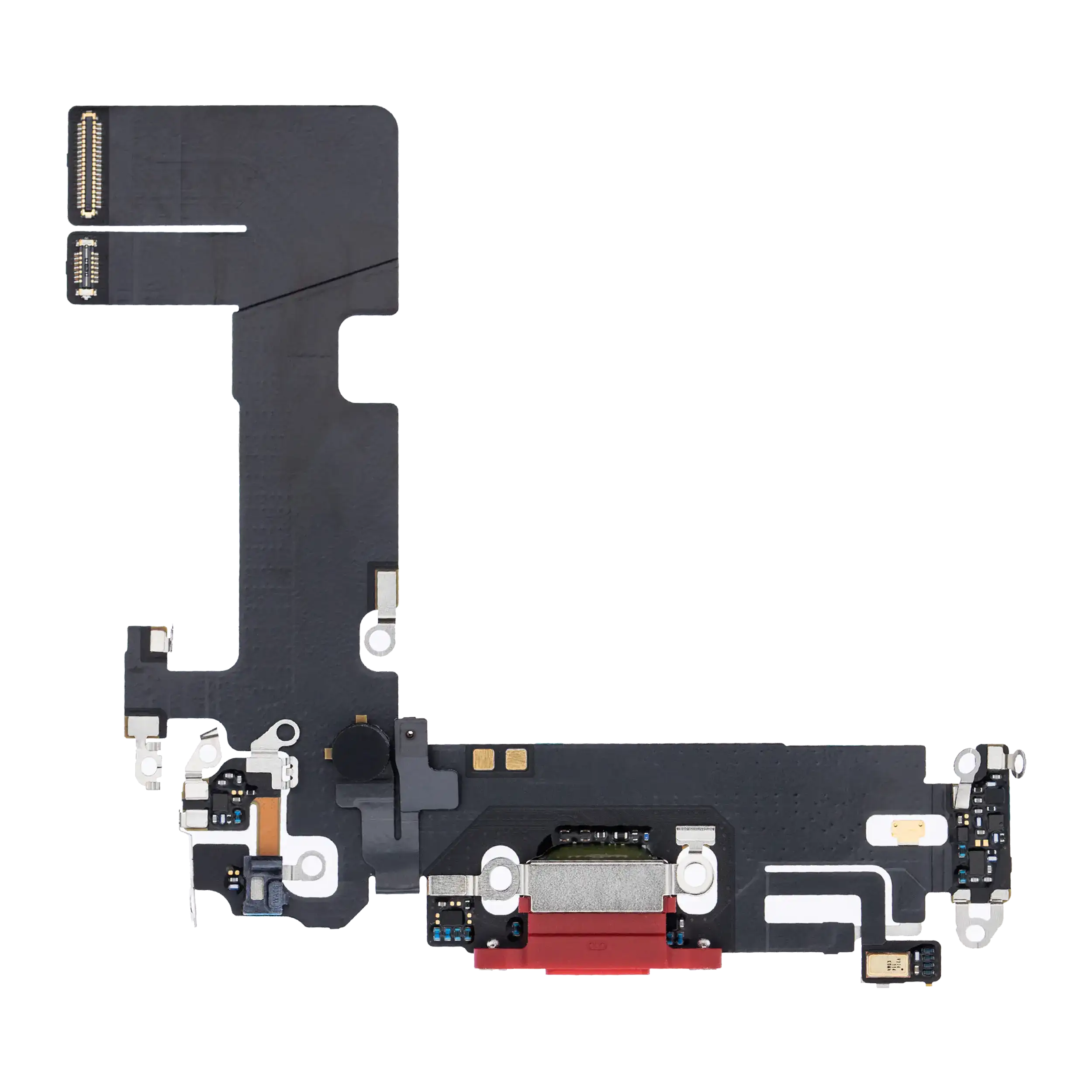 Charging Port Flex Cable Compatible For Iphone 13 (Premium) (Red)