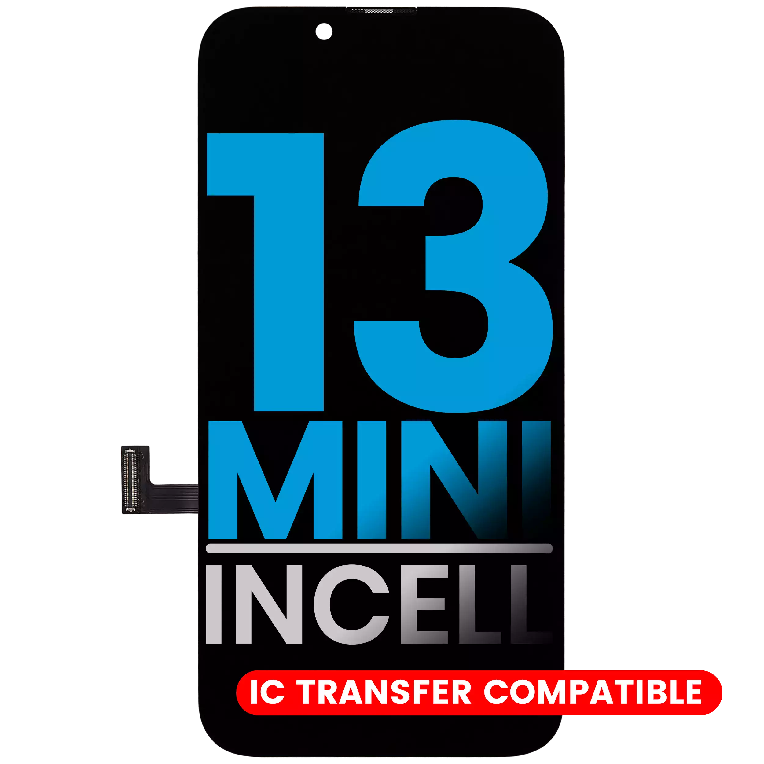 Lcd Assembly Compatible For Iphone 13 Mini (Aftermarket: Aq7 / Incell)