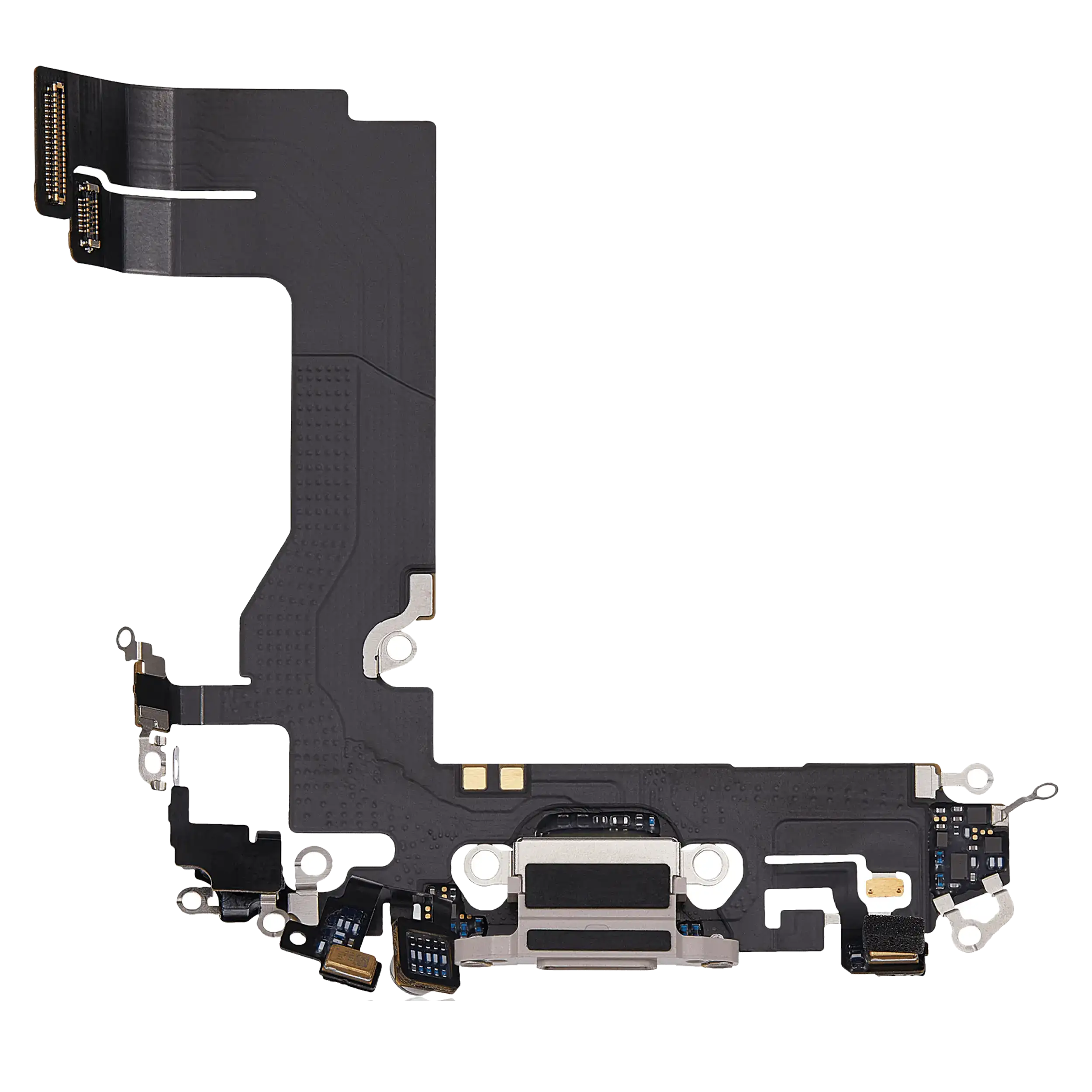 Charging Port Flex Cable Compatible For Iphone 13 Mini (Used  Pull) (Pink)
