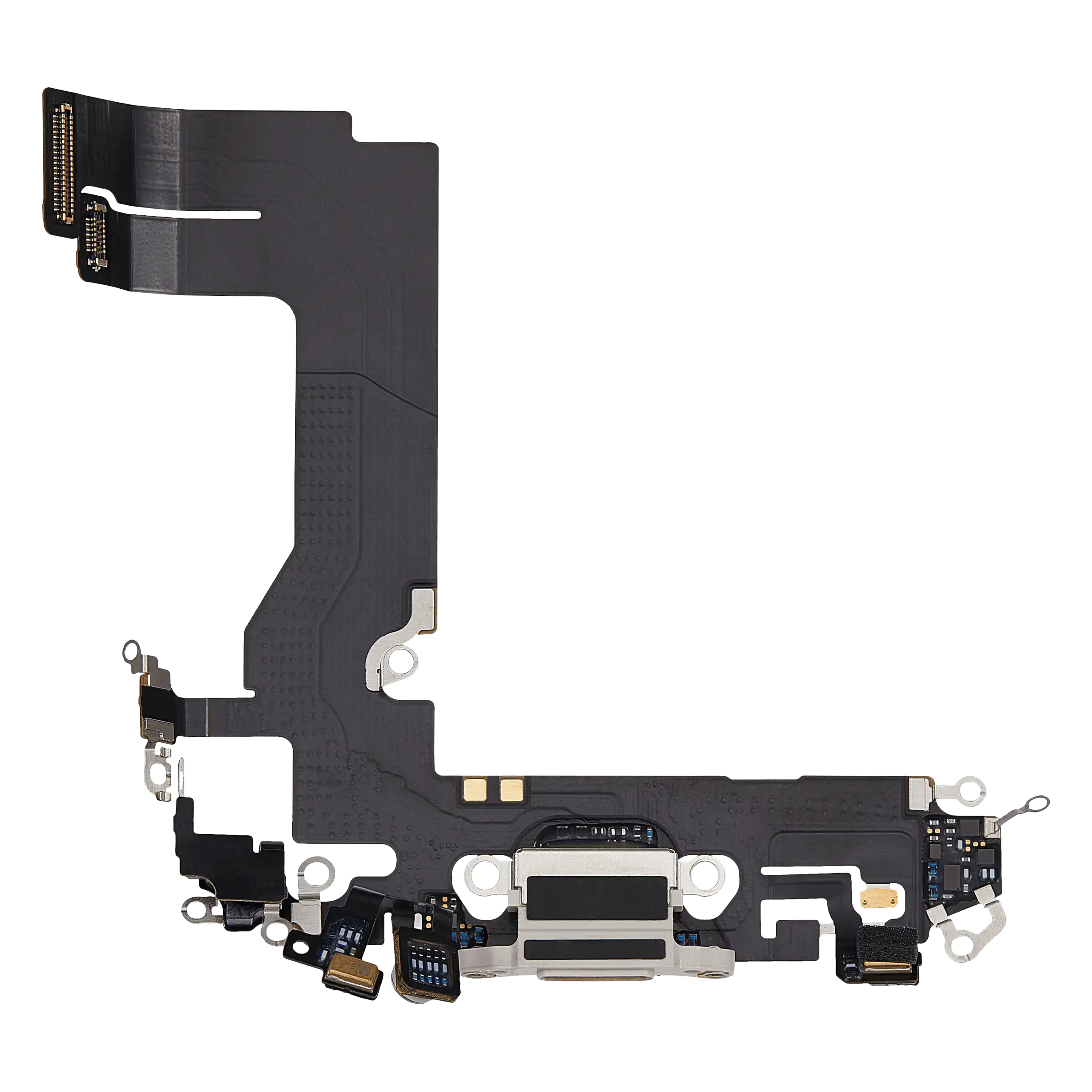Charging Port Flex Cable Compatible For Iphone 13 Mini (Used  Pull) (Starlight)