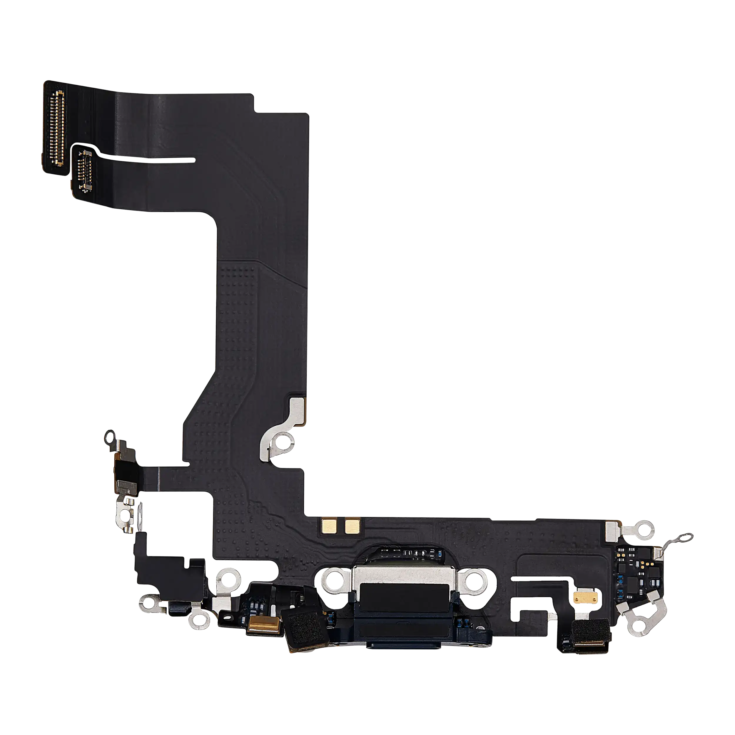 Charging Port Flex Cable Compatible For Iphone 13 Mini (Used  Pull) (Midnight)