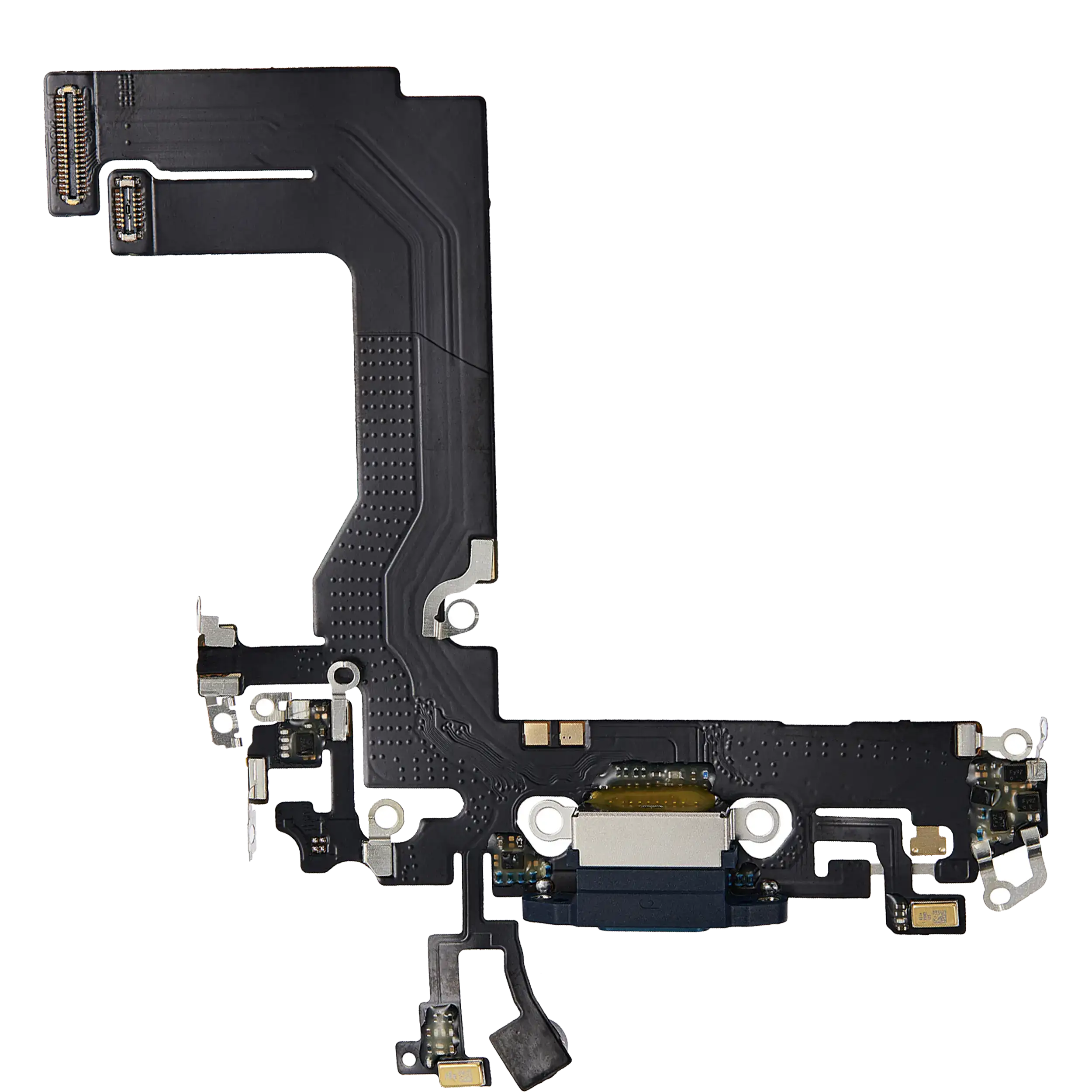 Charging Port Flex Cable Compatible For Iphone 13 Mini (Aftermarket Plus) (Blue)