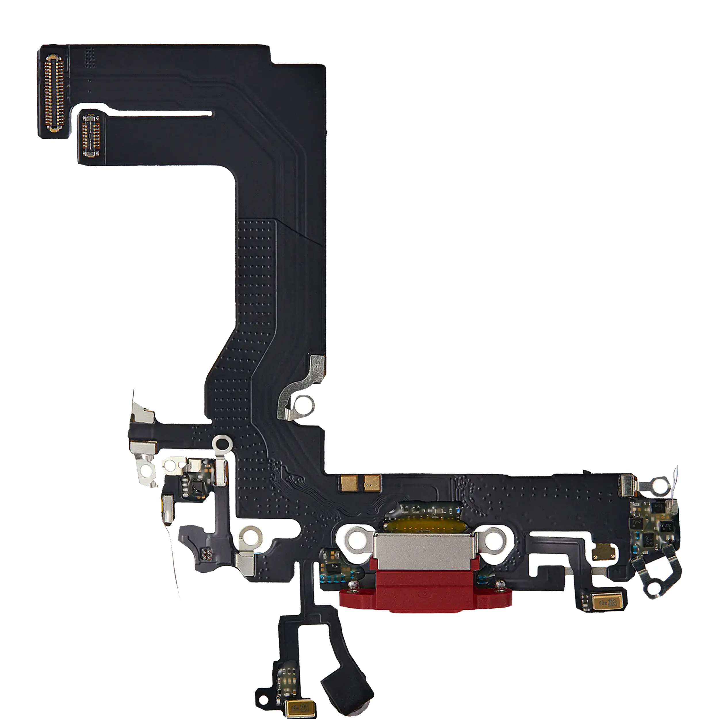 Charging Port Flex Cable Compatible For Iphone 13 Mini (Aftermarket Plus) (Red)