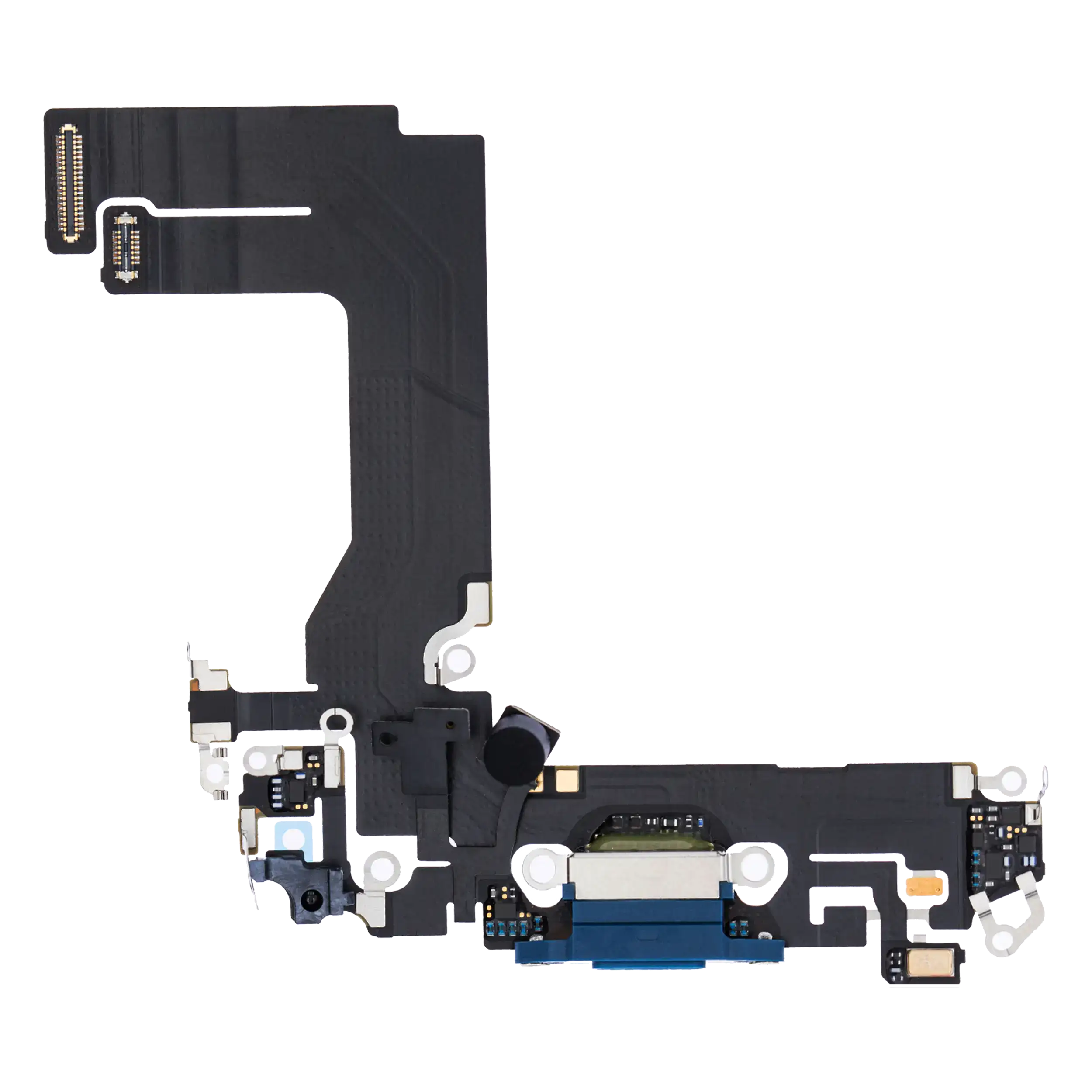 Charging Port Flex Cable Compatible For Iphone 13 Mini (Premium) (Blue)