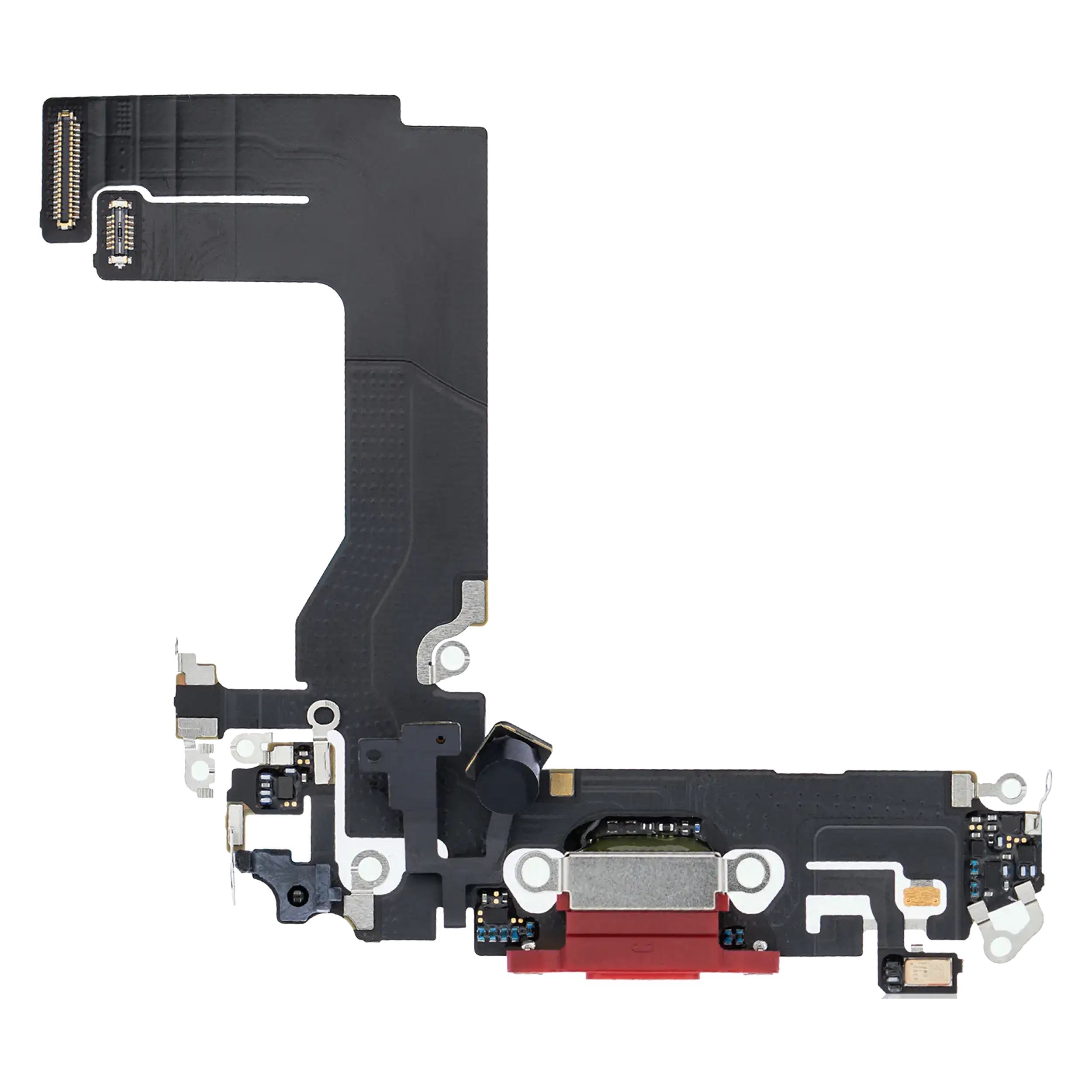 Charging Port Flex Cable Compatible For Iphone 13 Mini (Premium) (Red)