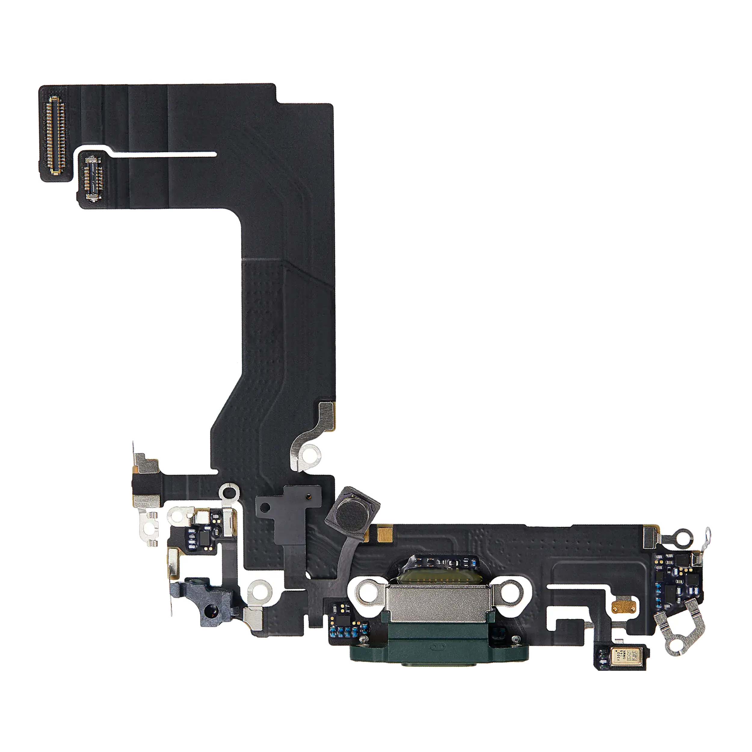 Charging Port Flex Cable Compatible For Iphone 13 Mini (Premium) (Green)