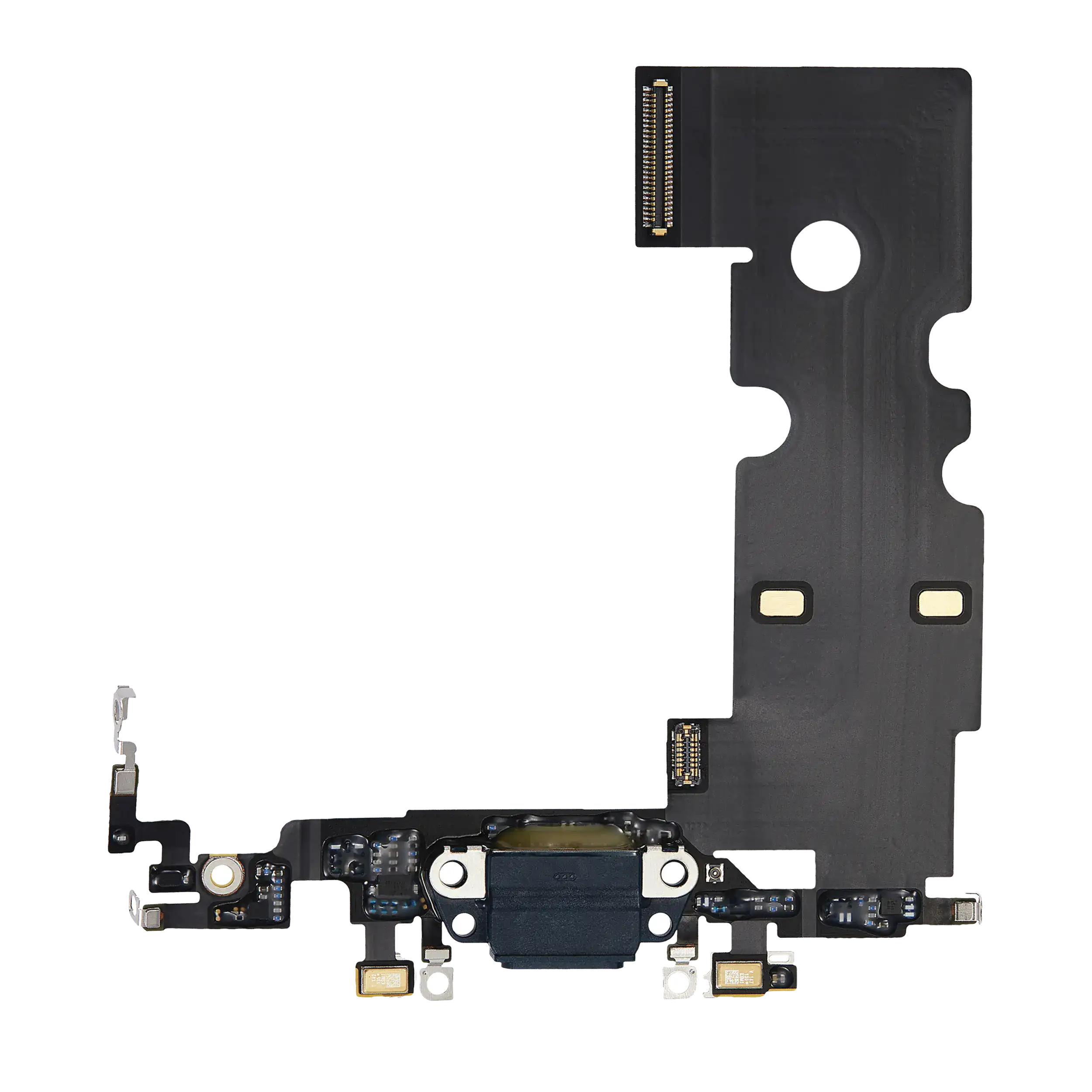 Charging Port Flex Cable Compatible For Iphone Se (2022) (Premium) (Midnight)