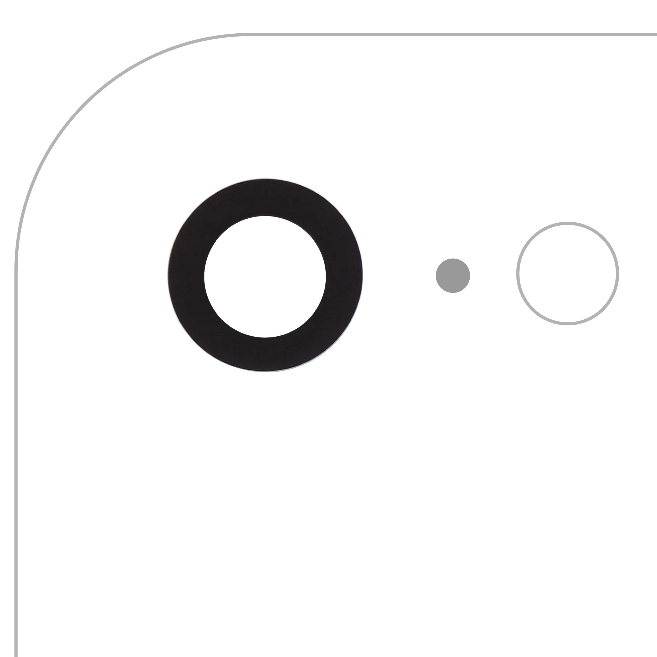 Back Camera Lens With Adhesive (Glass Only) Compatible For Iphone 7 / 8 / Se (2020) / Se (2022) (All Colors) (10 Pack) (Real Sapphire / Premium)