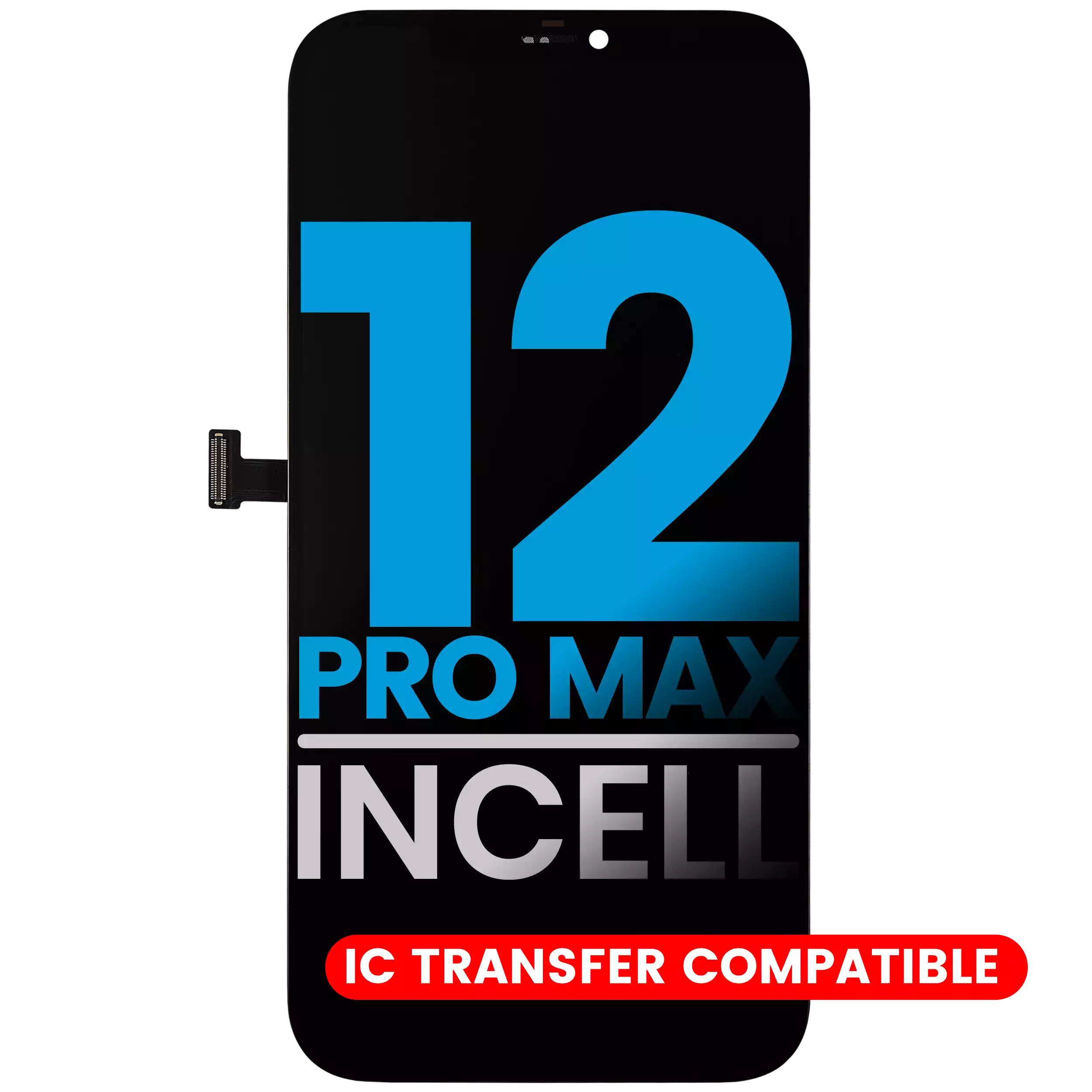 Lcd Assembly Compatible For Iphone 12 Pro Max (Aftermarket: Aq7 / Incell)