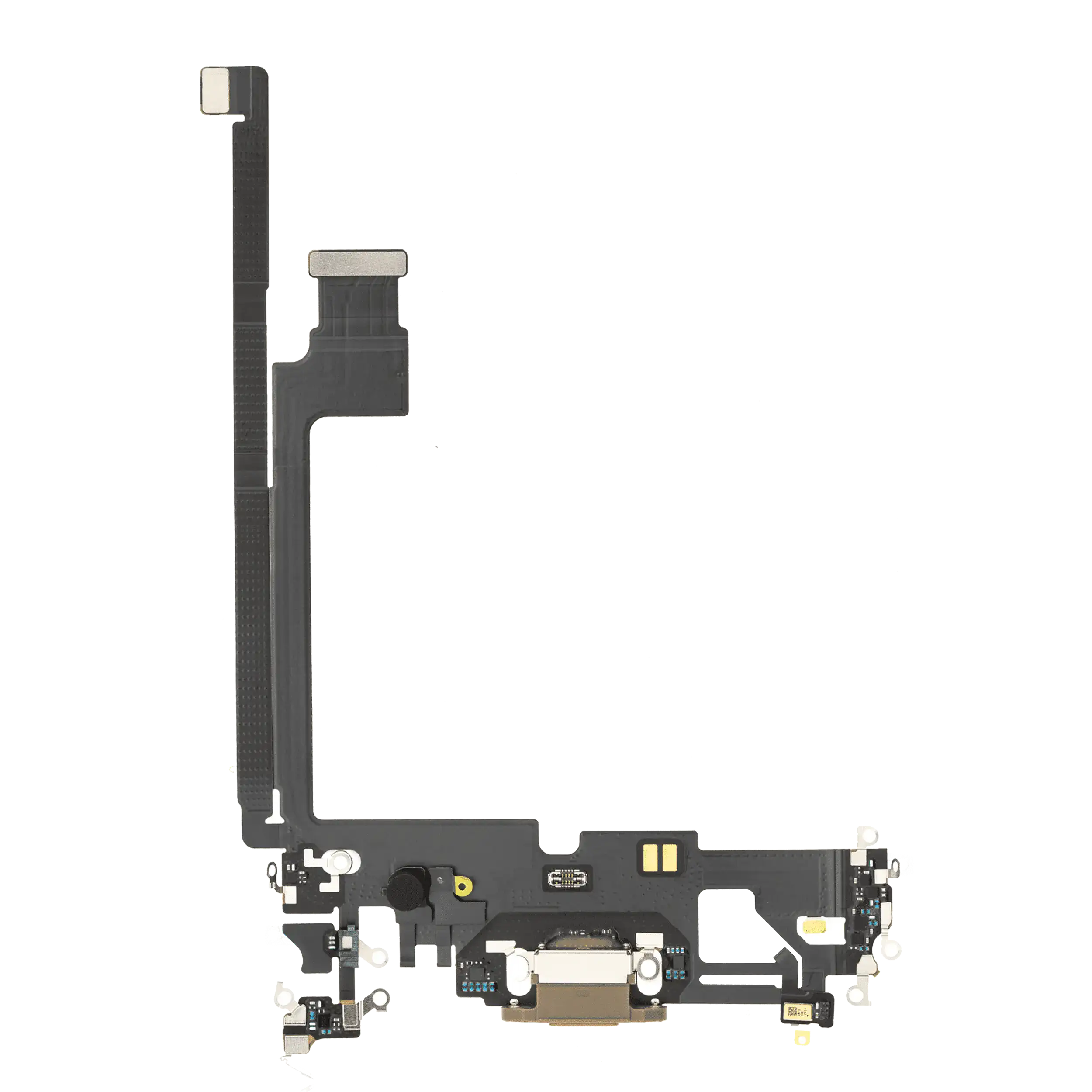 Charging Port Flex Cable Compatible For Iphone 12 Pro Max (Used  Pull) (Gold)