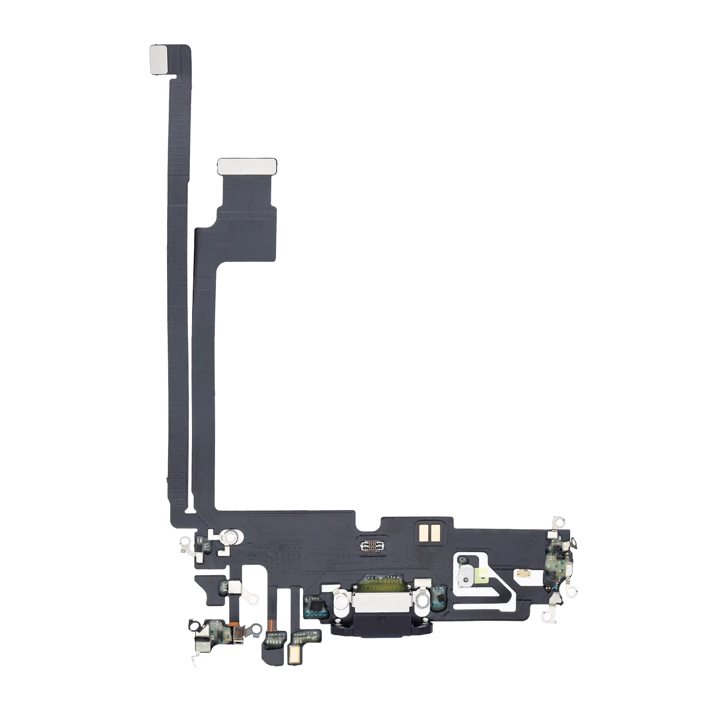 Charging Port Flex Cable Compatible For Iphone 12 Pro Max (Aftermarket Plus) (Graphite)
