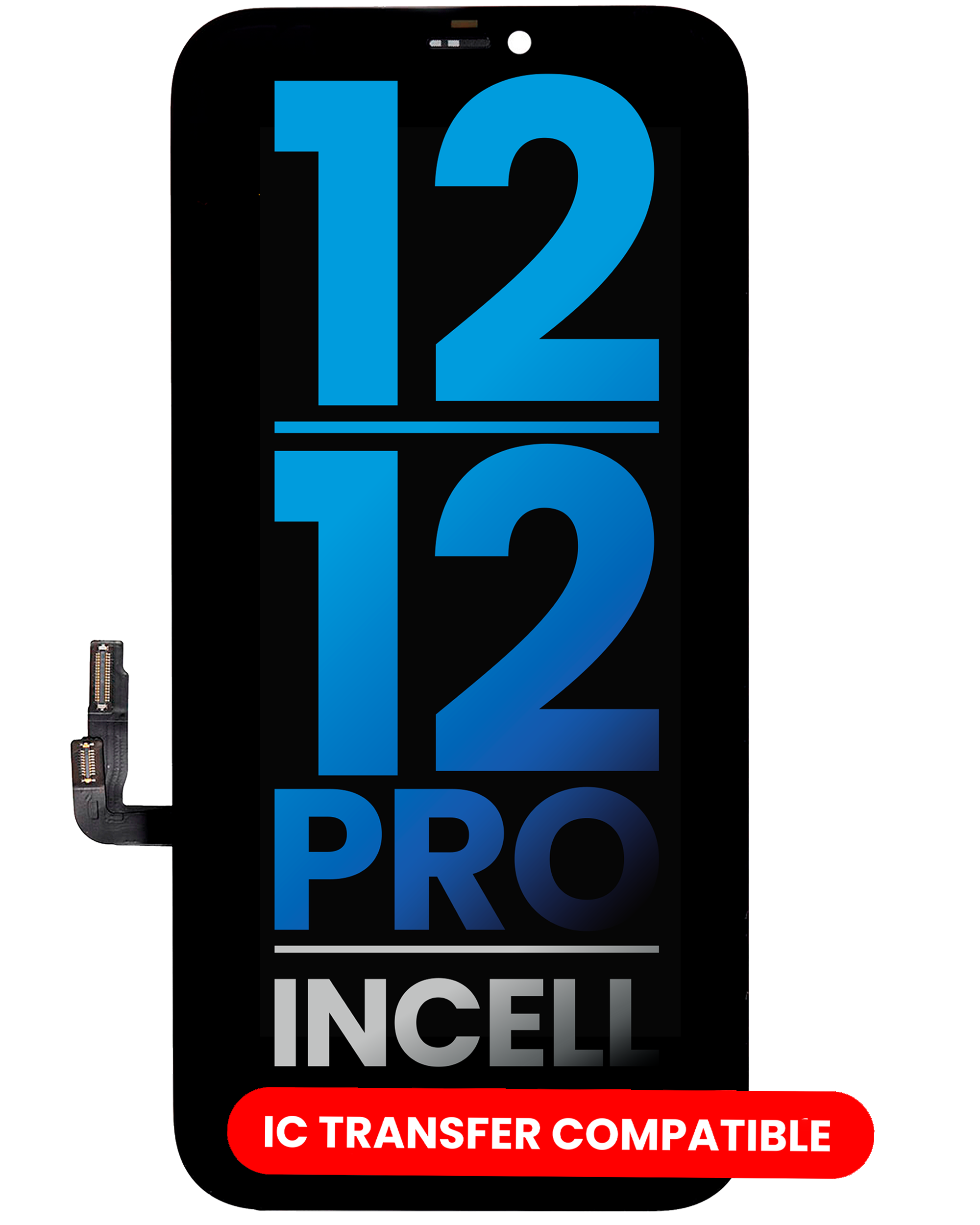 Lcd Assembly Compatible For Iphone 12 / 12 Pro (Aftermarket: Aq7 / Incell)