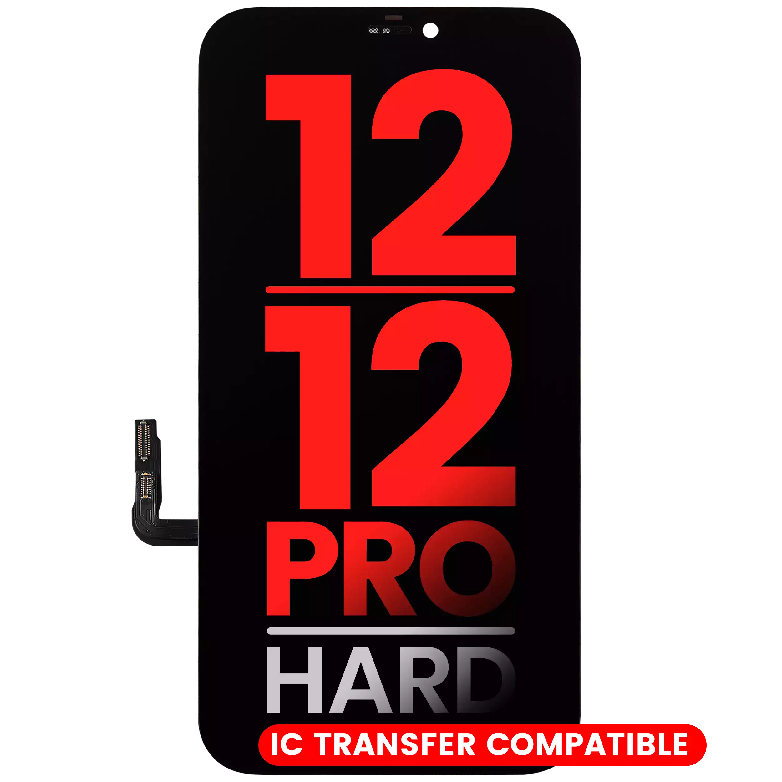 Oled Assembly Compatible For Iphone 12 / 12 Pro (Aftermarket Plus: Hard)