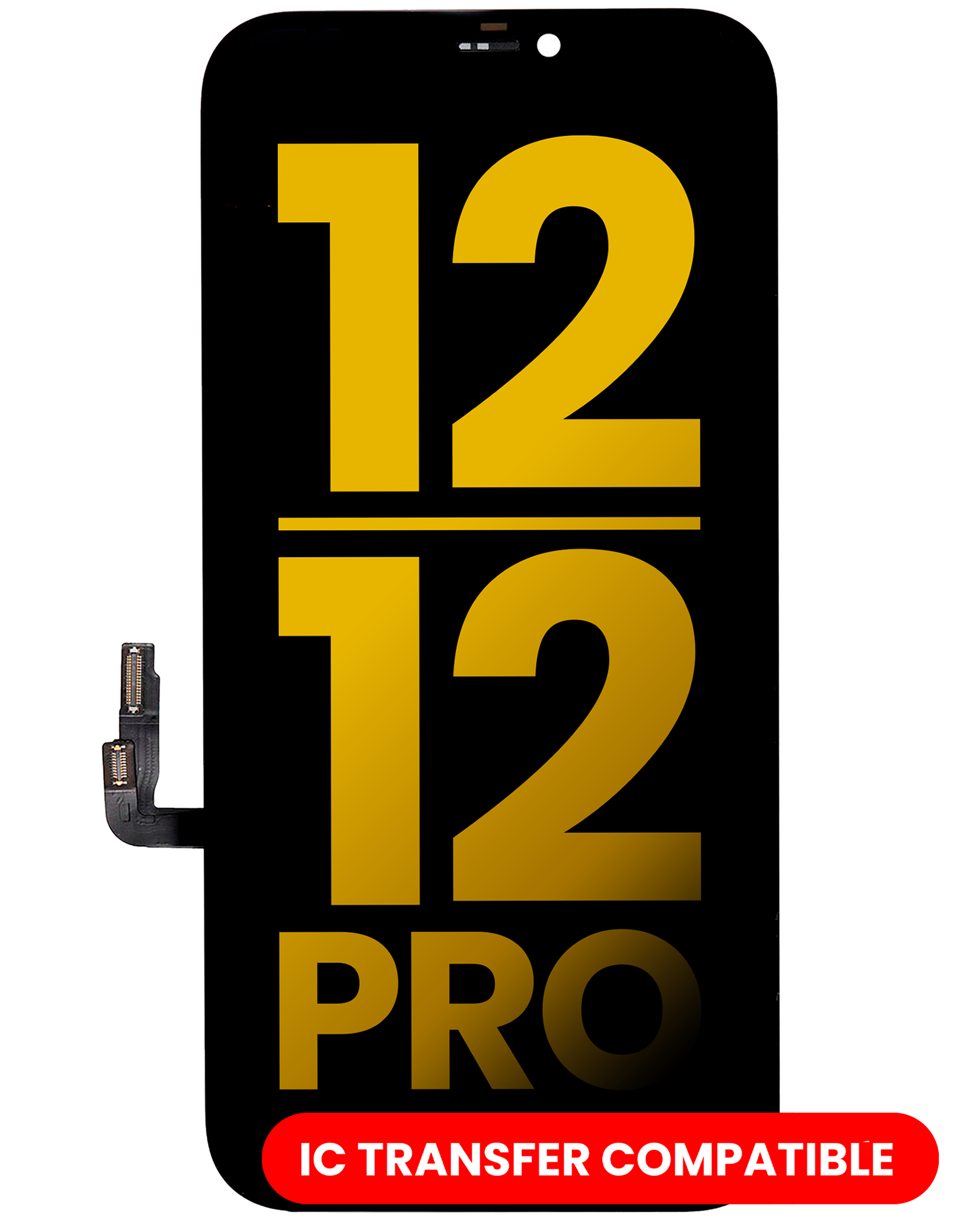 Oled Assembly Compatible For Iphone 12 / 12 Pro (Refurbished)