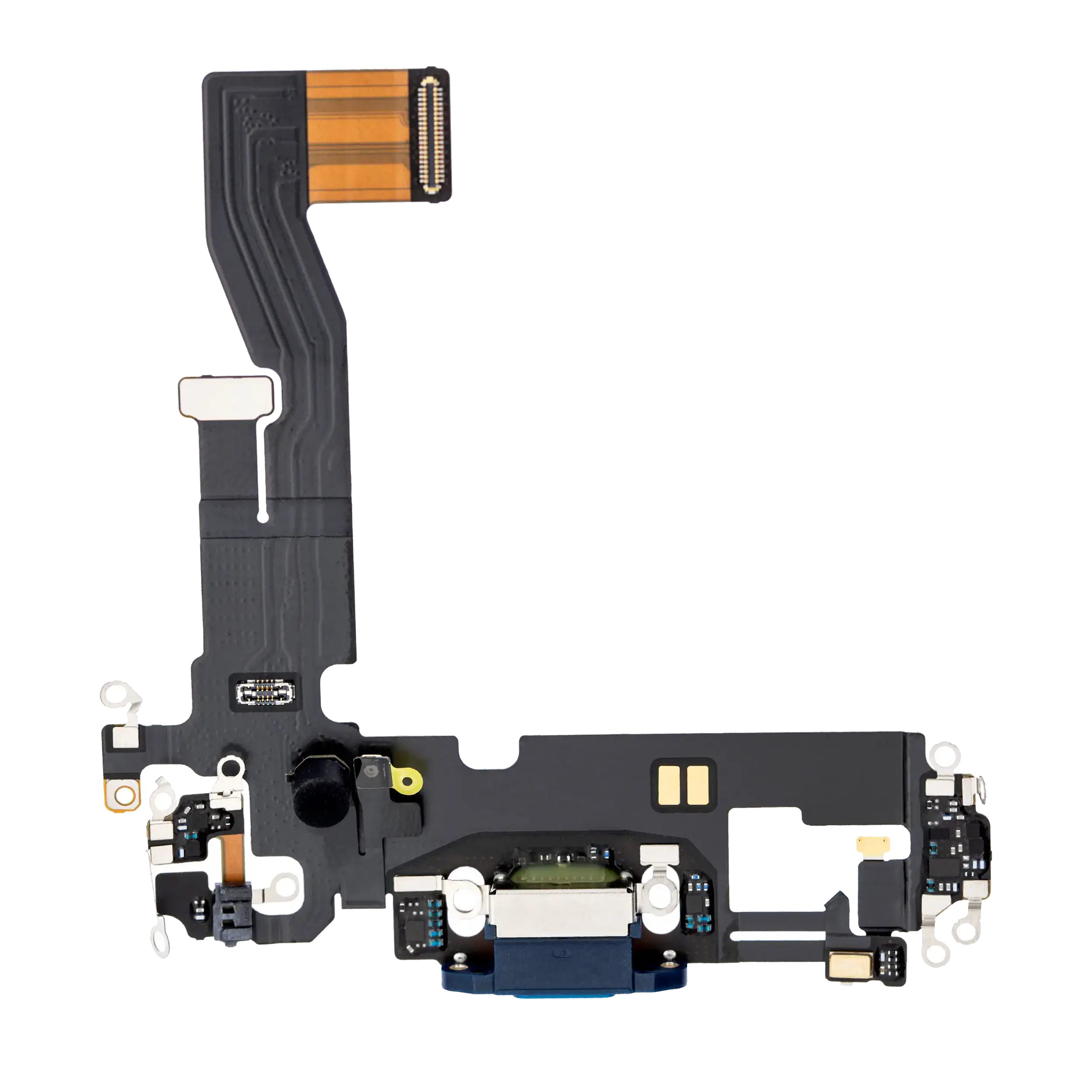 Charging Port Flex Cable Compatible For Iphone 12 / 12 Pro (Used  Pull) (Pacific Blue)