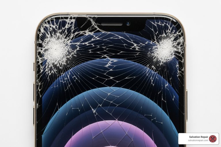 iPhone 12 Pro cracked screen repair