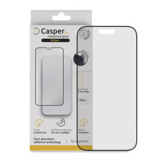 Casper Pro Edge Tempered Glass Screen Protector For iPhone 15 Pro Max (Clear)