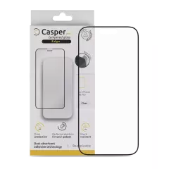 Casper Pro Edge Tempered Glass Screen Protector For iPhone 16 Pro / 17 / 17 Pro / 18 Pro (Clear)