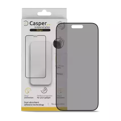 Casper Pro Edge Tempered Glass Screen Protector For iPhone 16 Pro / 17 / 17 Pro (Privacy)