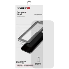 Casper Snap Tempered Glass Screen Protector For iPhone 16 Pro / 17 (AR Clear)