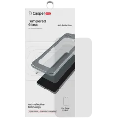 Casper Snap Tempered Glass Screen Protector Compatible For Samsung Galaxy S24 FE 5G (AR Clear)