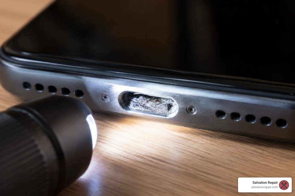 The Easiest Way to Clean Your Phone Charging Port